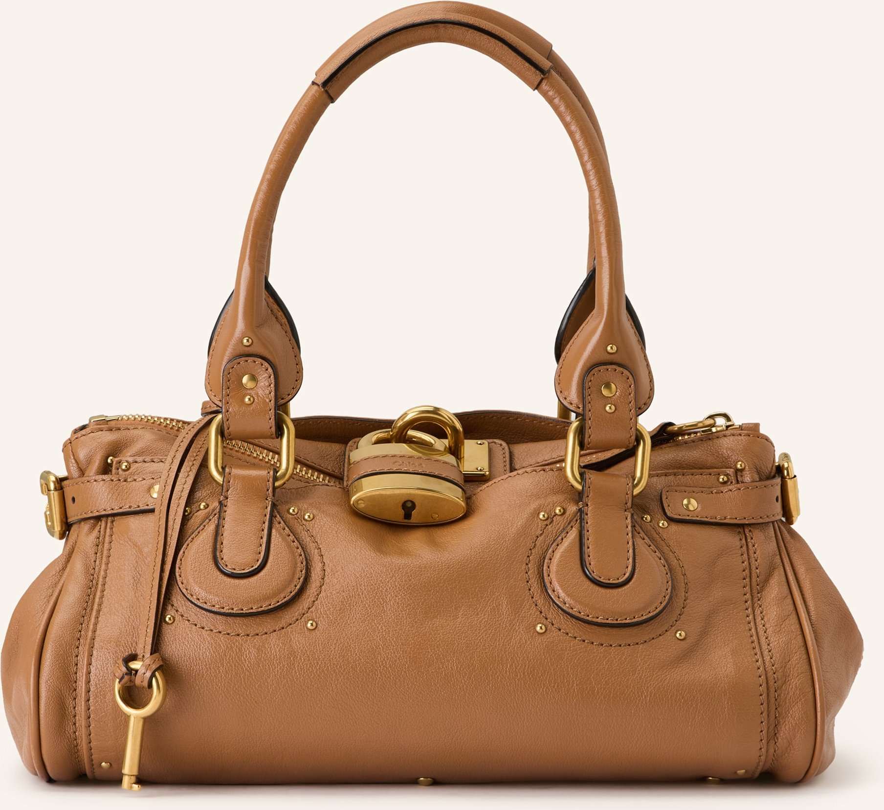 Chloé Schultertasche Paddington braun