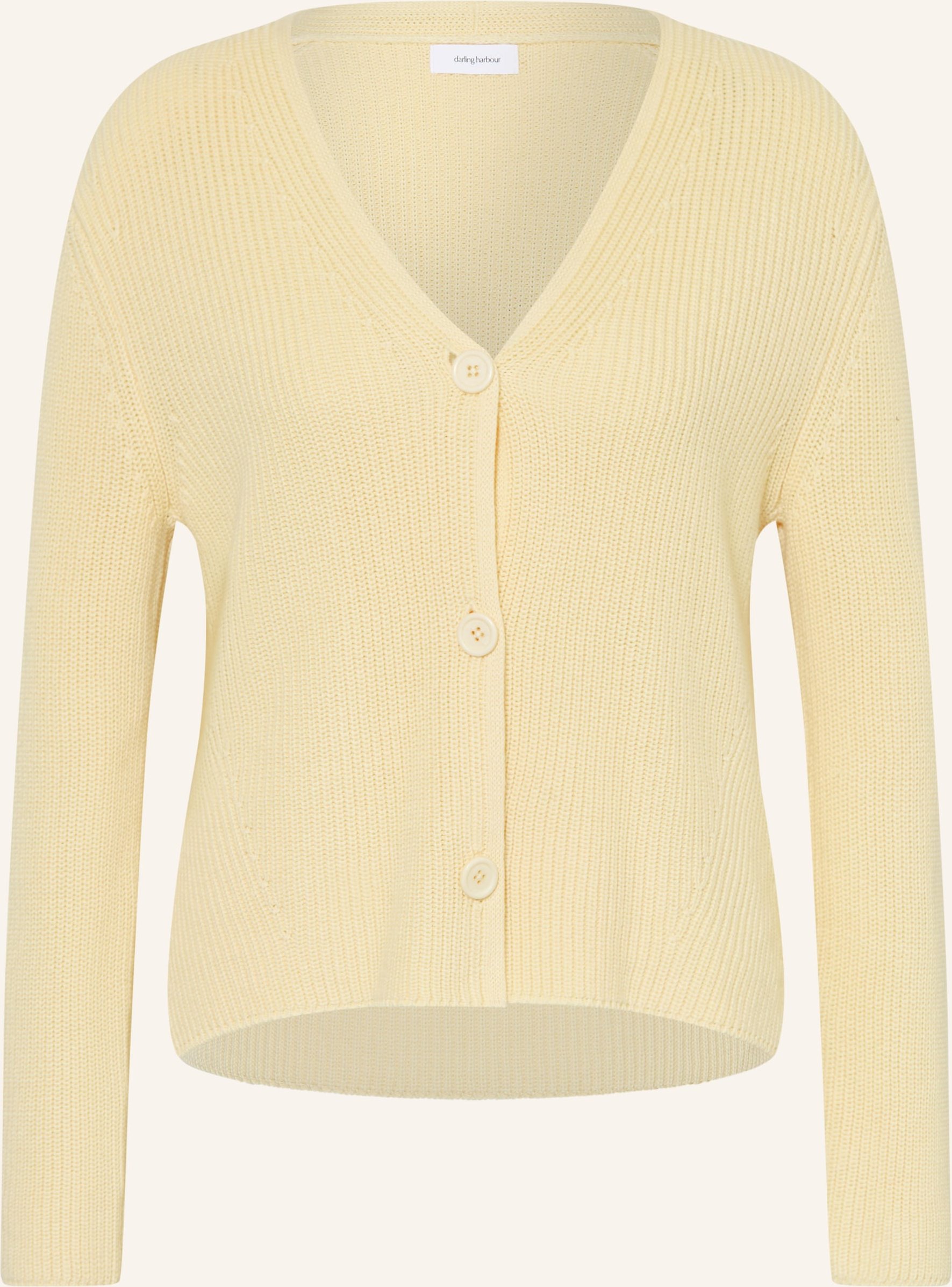 Darling Harbour Strickjacke gelb