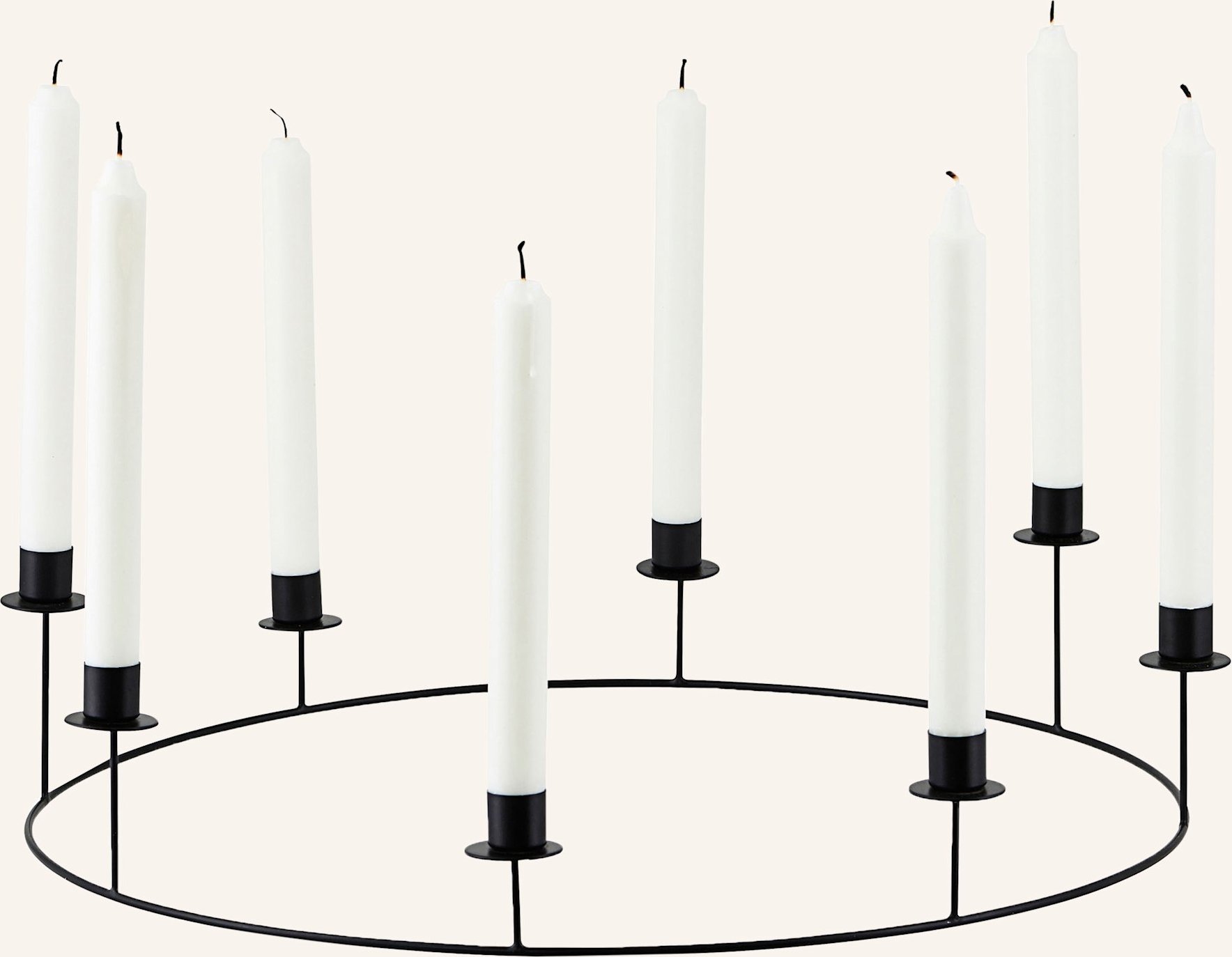 House Doctor Kerzenhalter Hdring schwarz