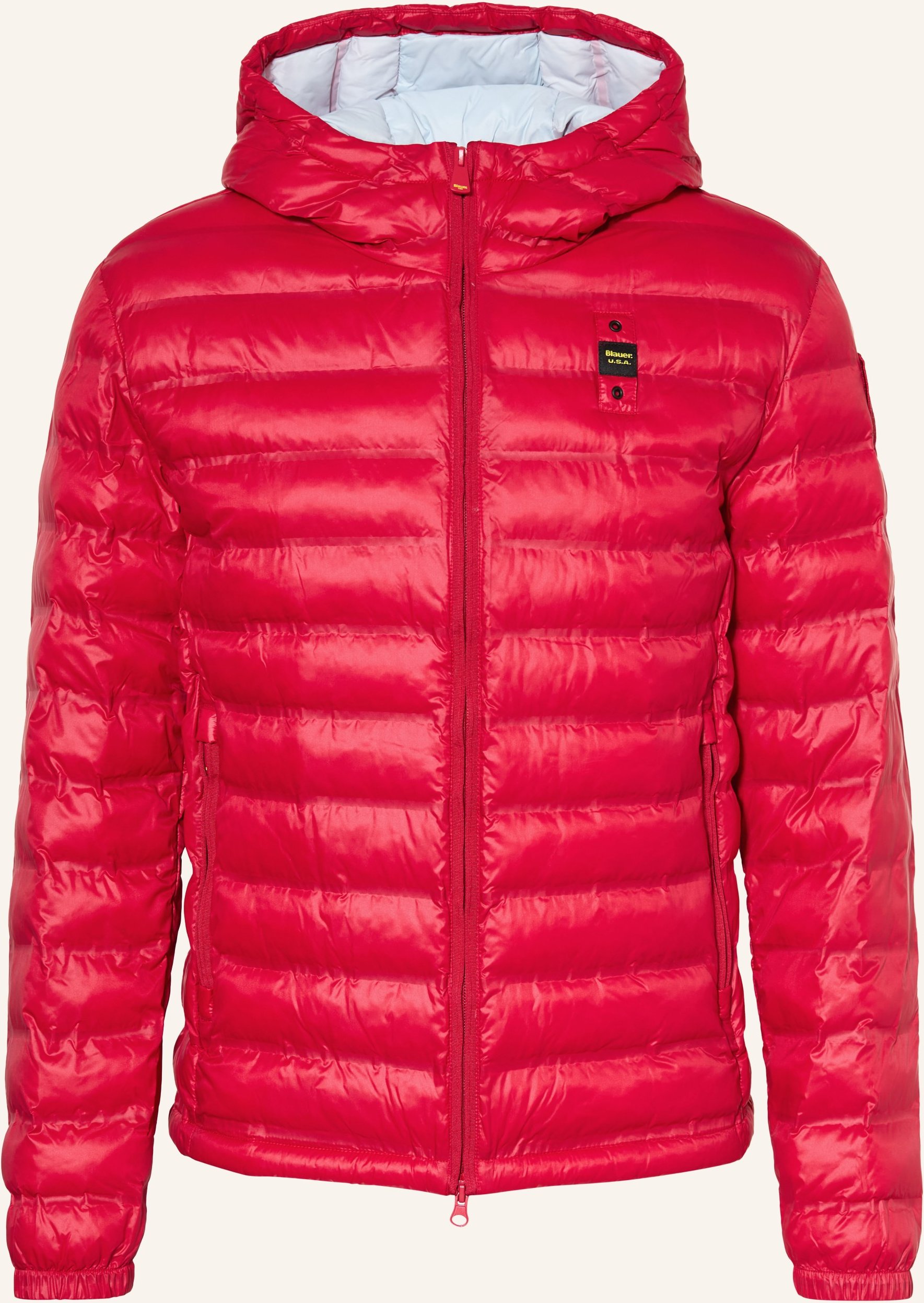 Blauer Steppjacke Charles rot