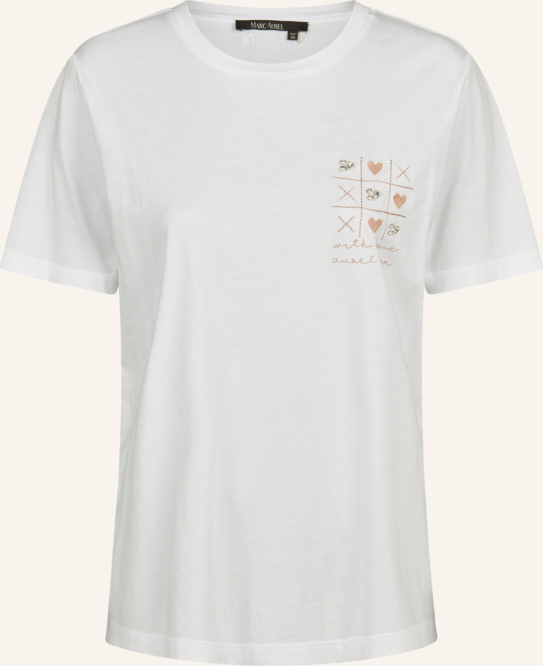 Marc Aurel Shirt weiss