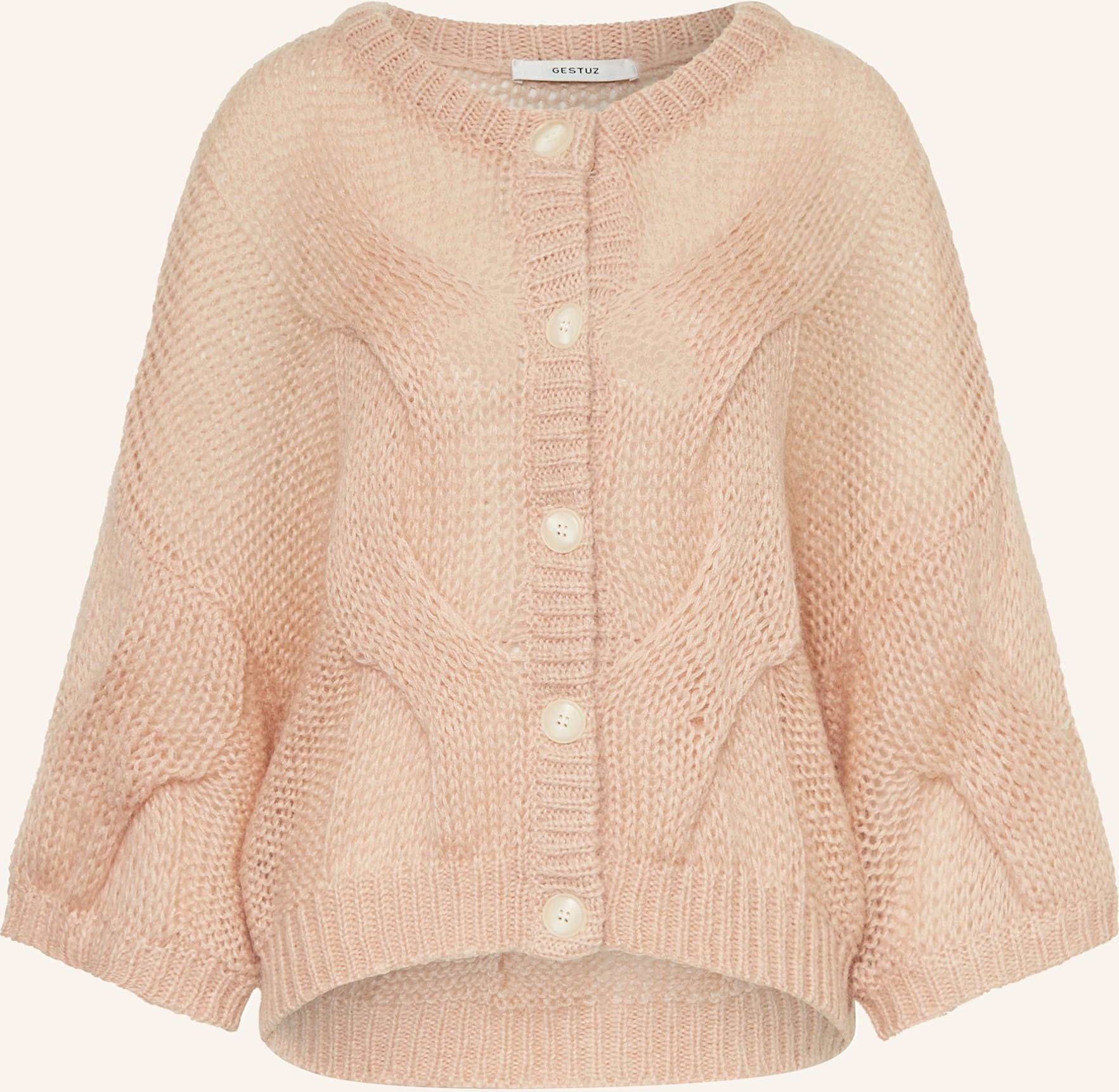 Thumbnail - Gestuz Strickjacke Gzzenia Mit 3/4-Arm rosa
