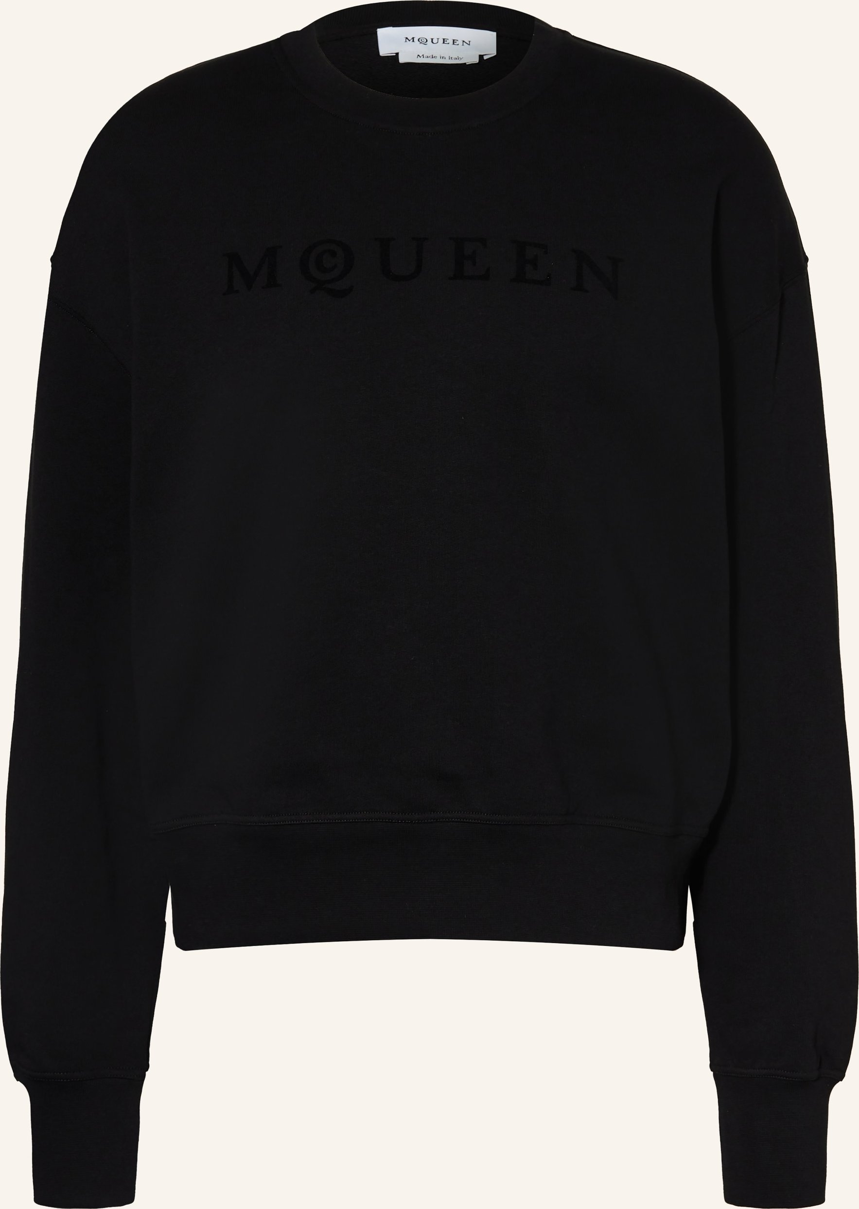 Mcqueen Sweatshirt schwarz