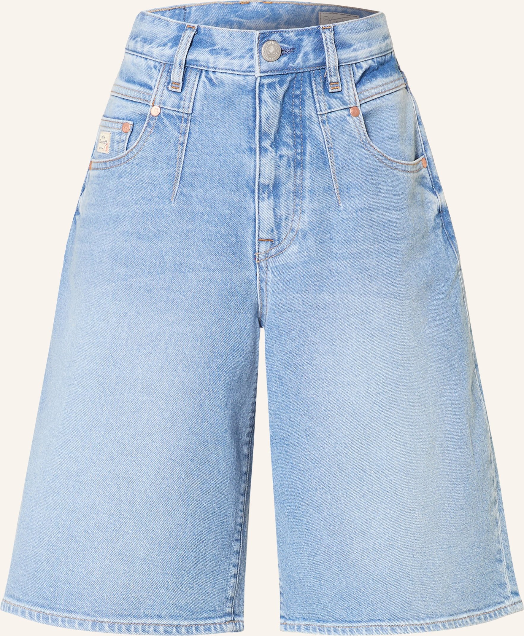 Herrlicher Jeans-Bermudas Brooke blau
