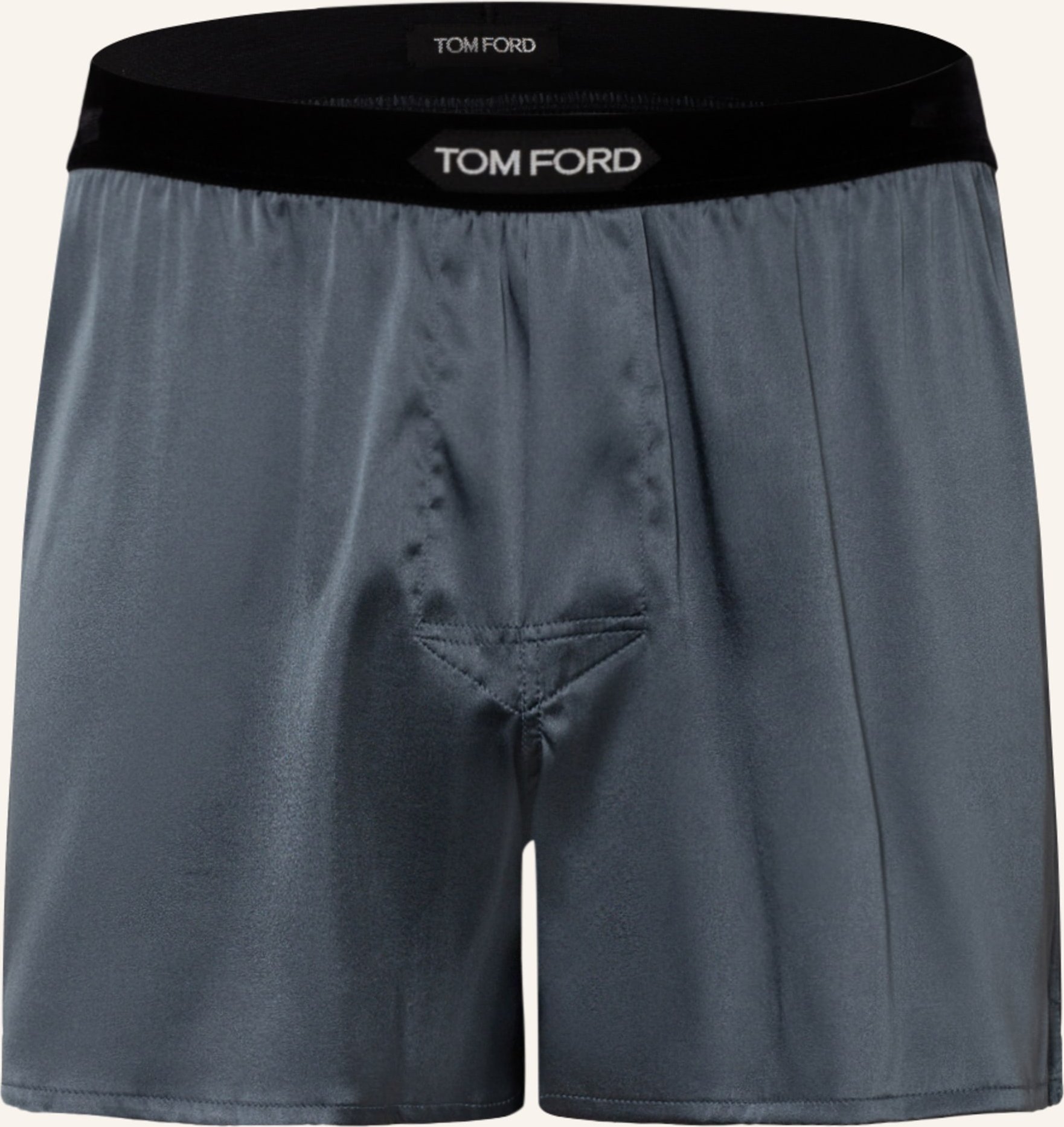Tom Ford Boxershorts Aus Seide grau