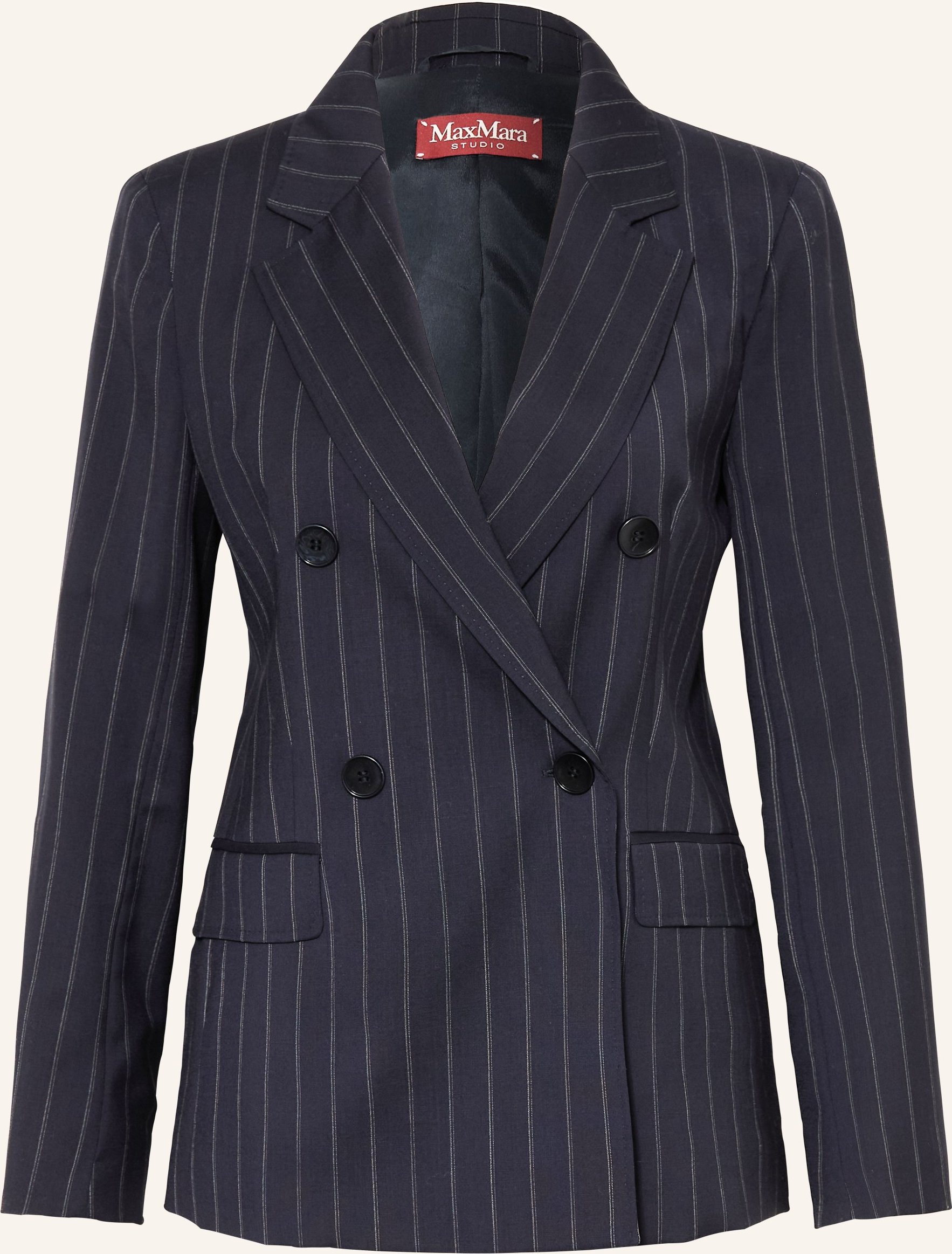 Max Mara Studio Blazer Onagro Aus Schurwolle blau