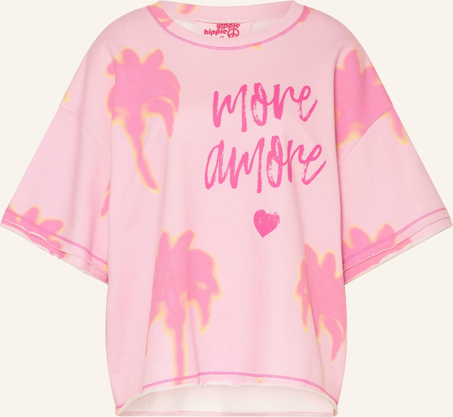 Yippie Hippie Sweatqualität pink