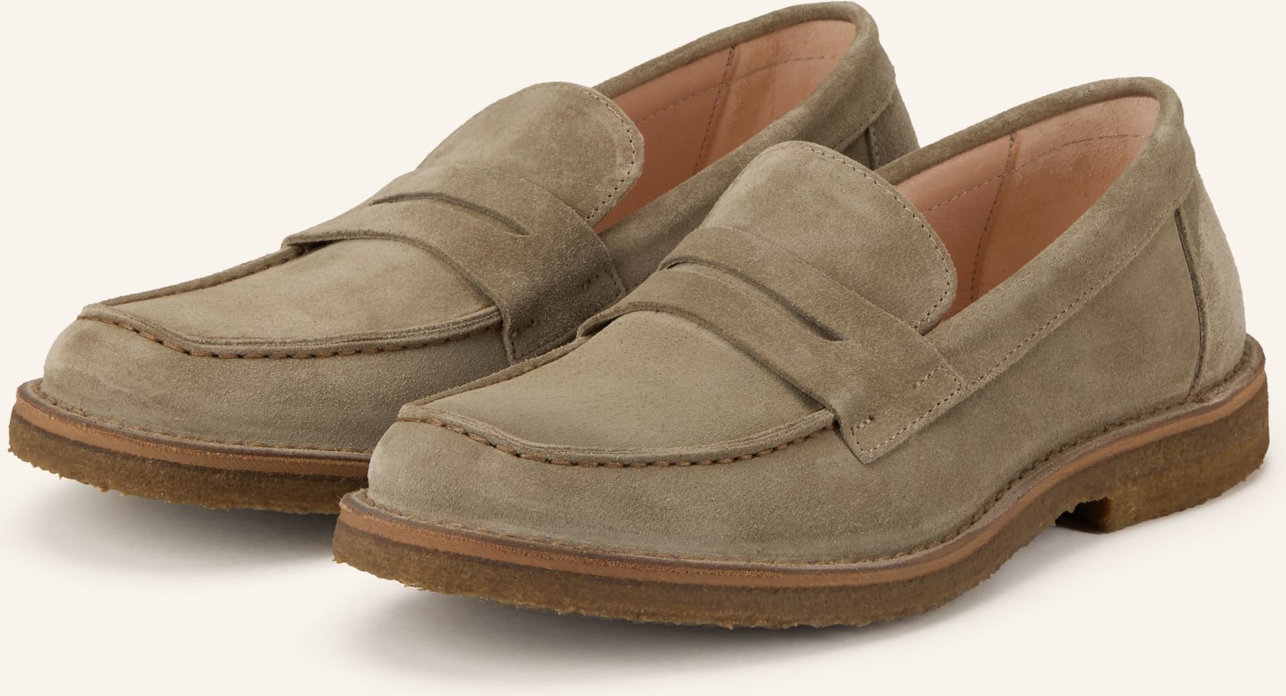 Astorflex Penny-Loafer Mokaflex grau