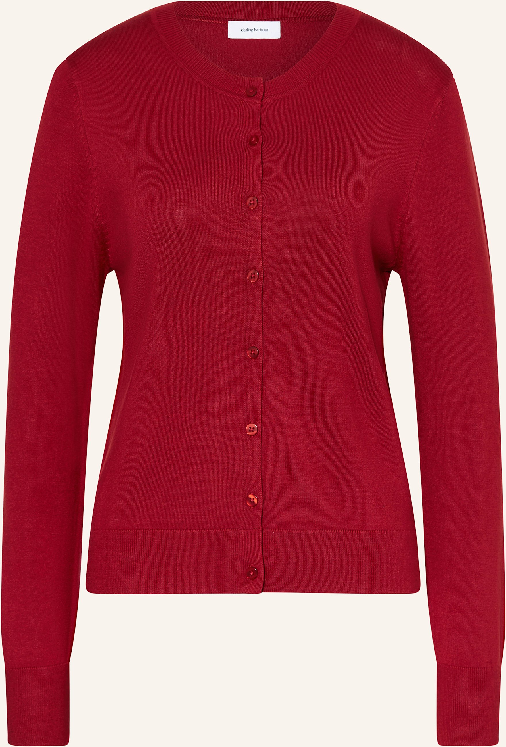 Darling Harbour Strickjacke rot
