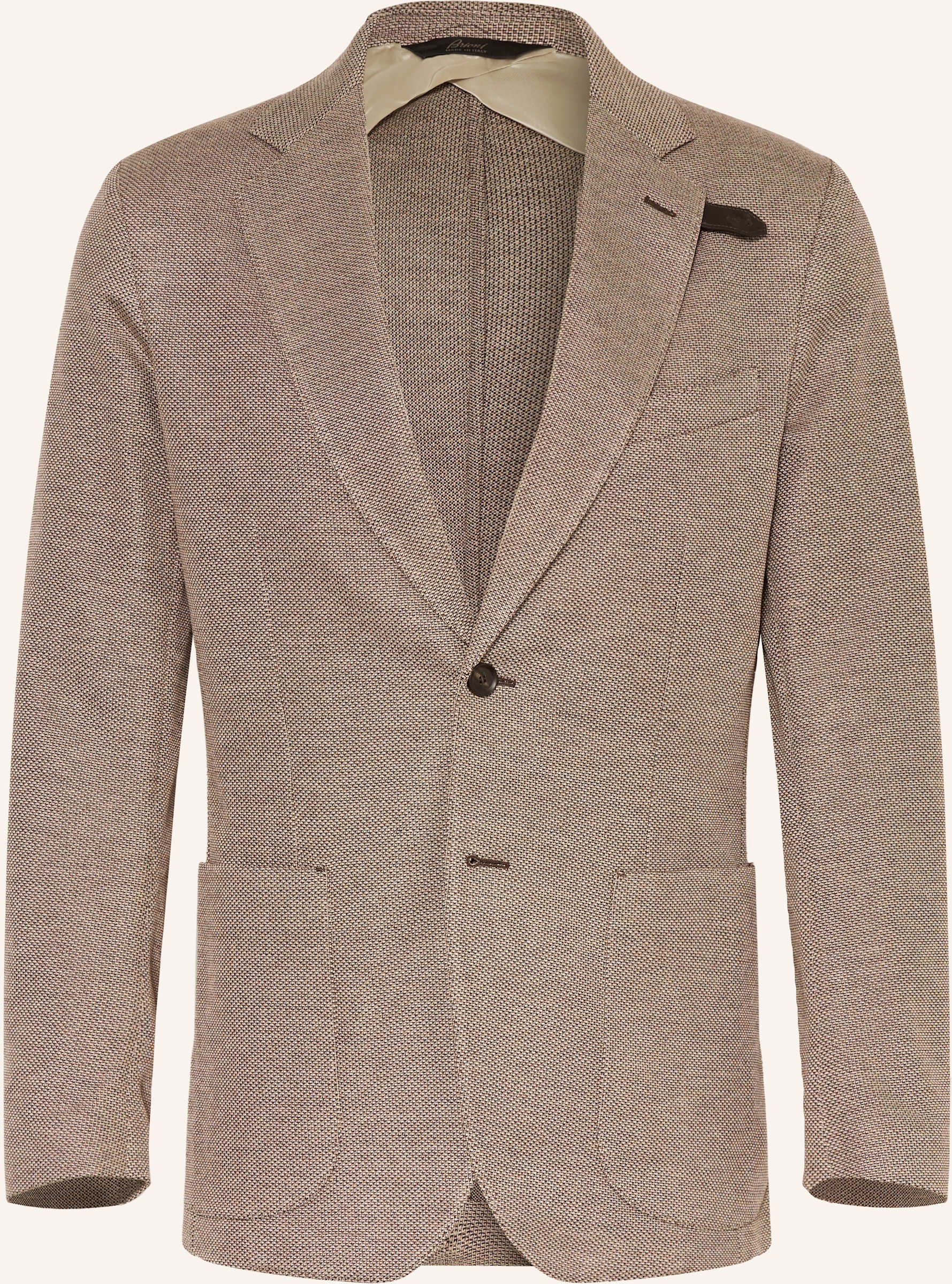 Brioni Sakko Extra Slim Fit Mit Seide beige