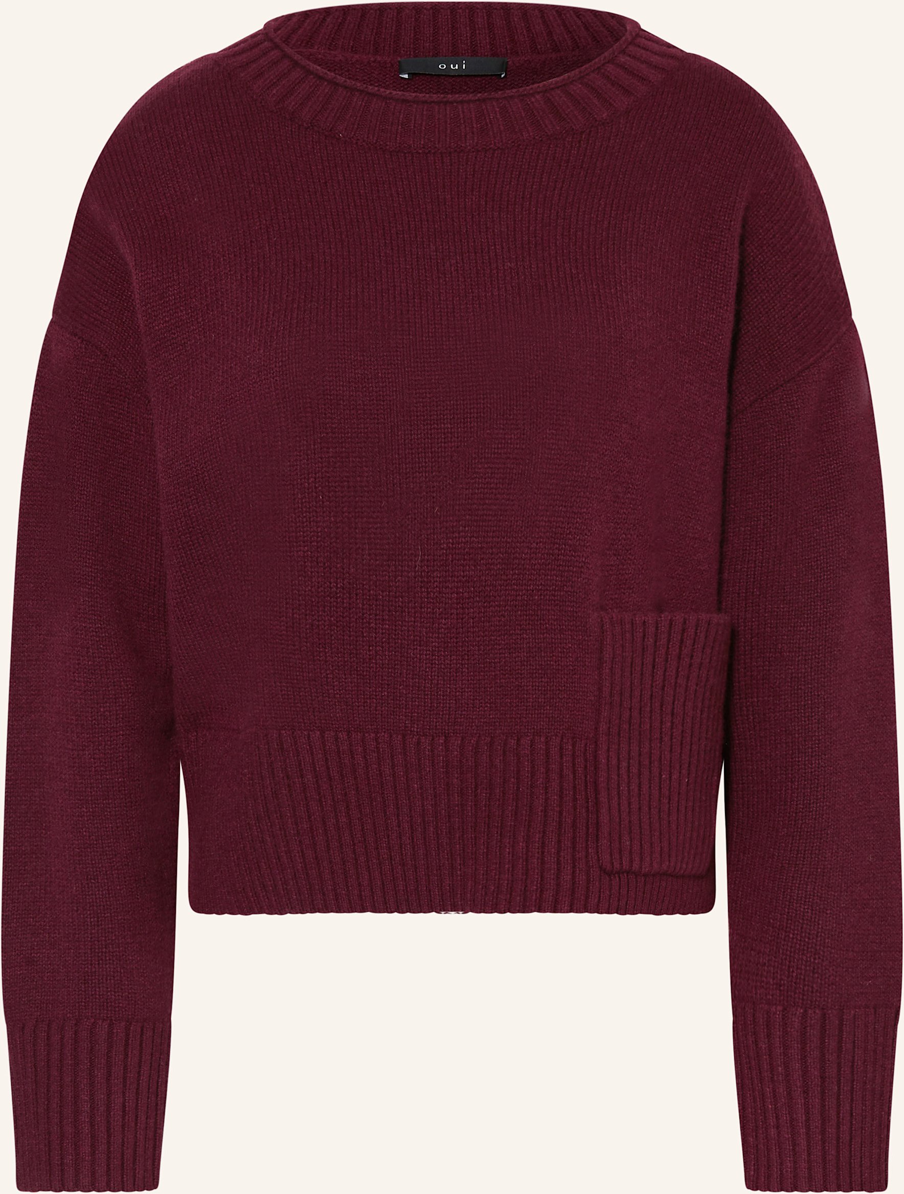Oui Pullover rot