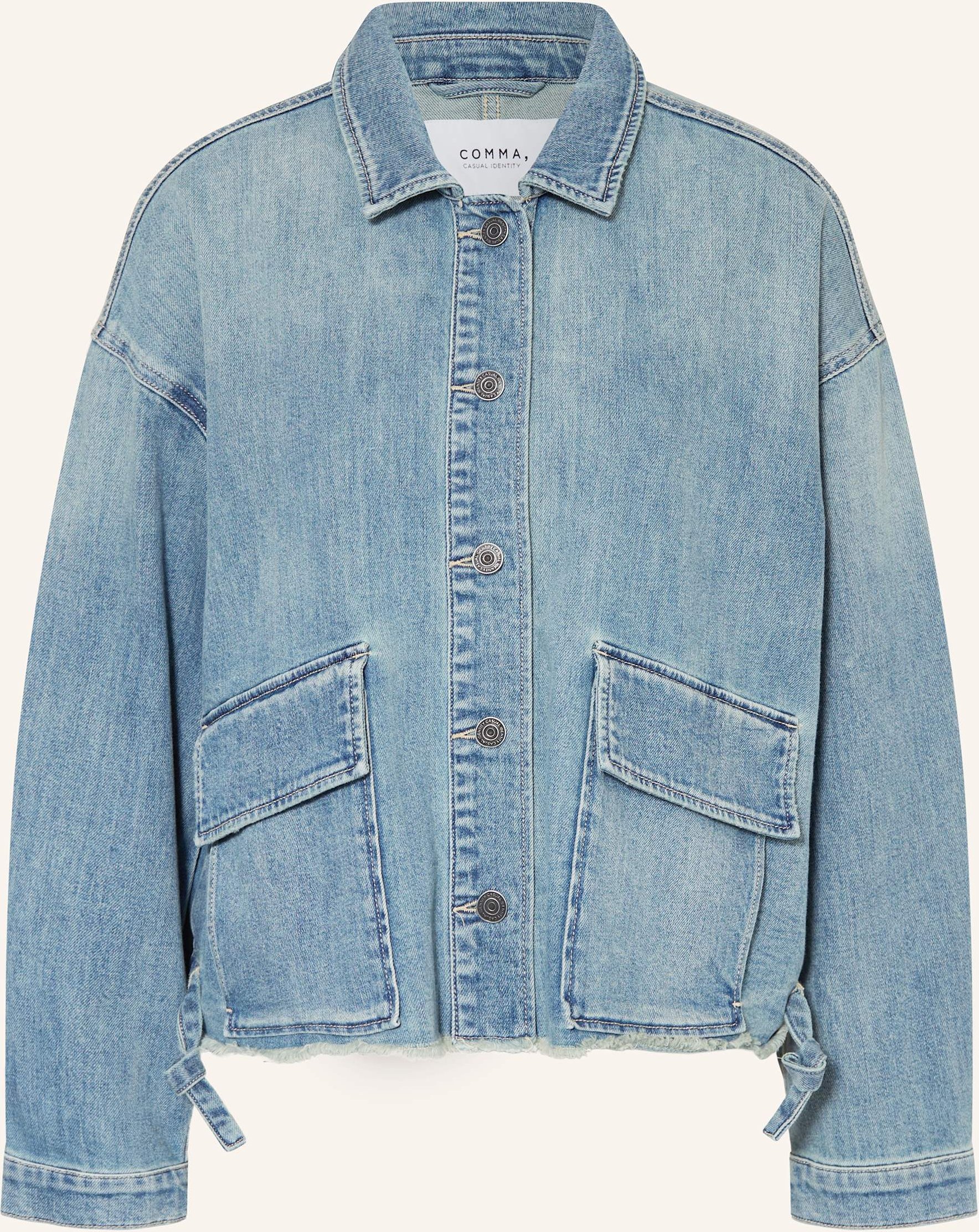 Comma Casual Identity Jeansjacke blau