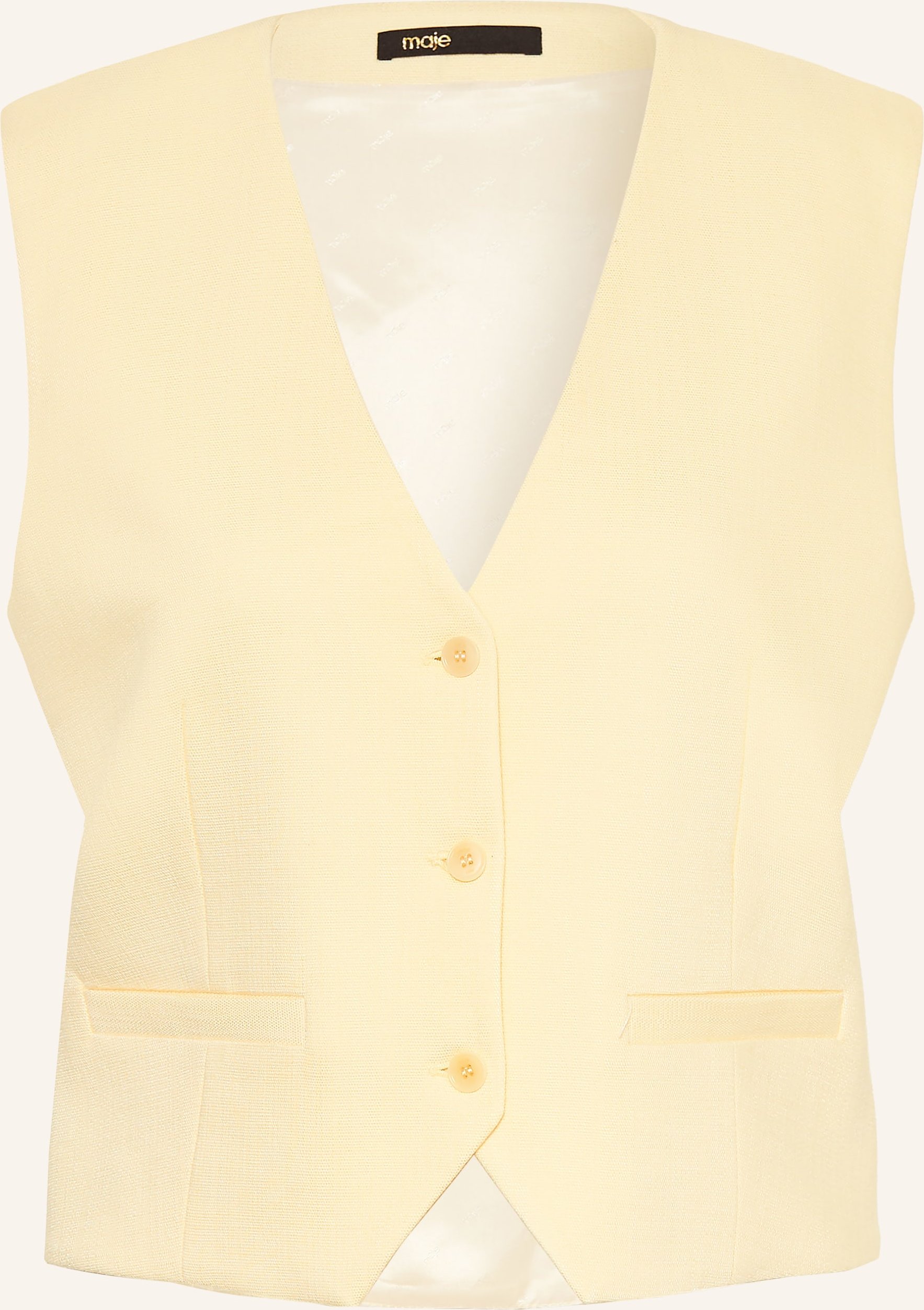 Maje Weste gelb