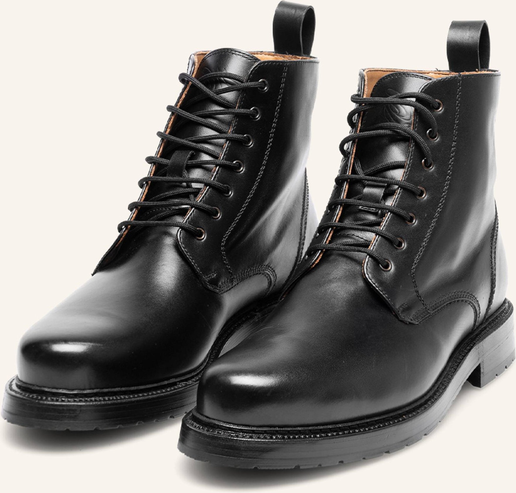 Heinrich Dinkelacker Schnürboots Buda Plain Bc schwarz