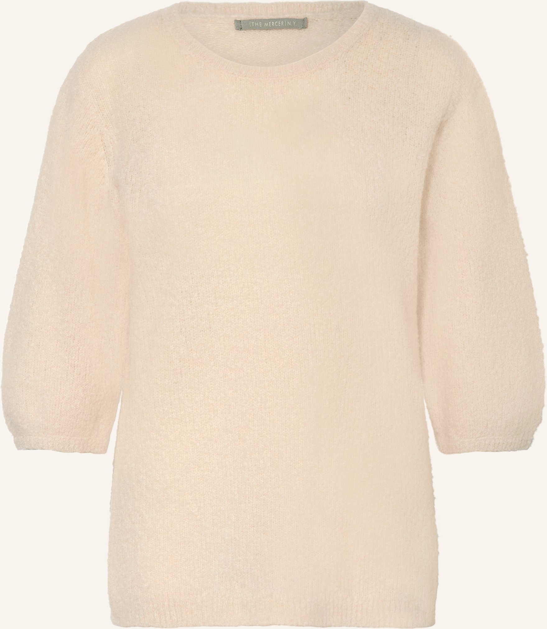 Thumbnail - (The Mercer) N.Y. Pullover Mit 3/4-Arm beige