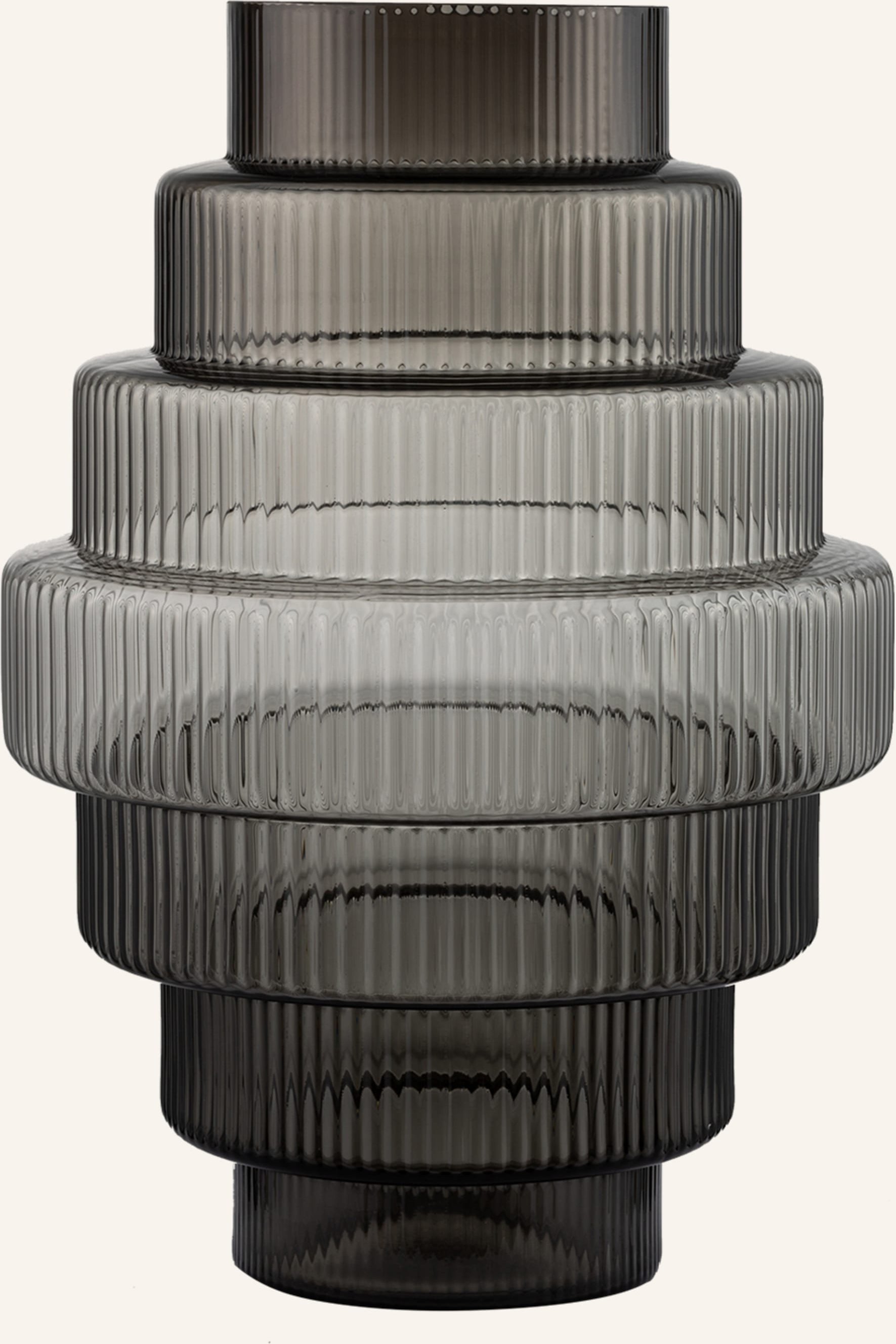 Polspotten Vase Steps grau