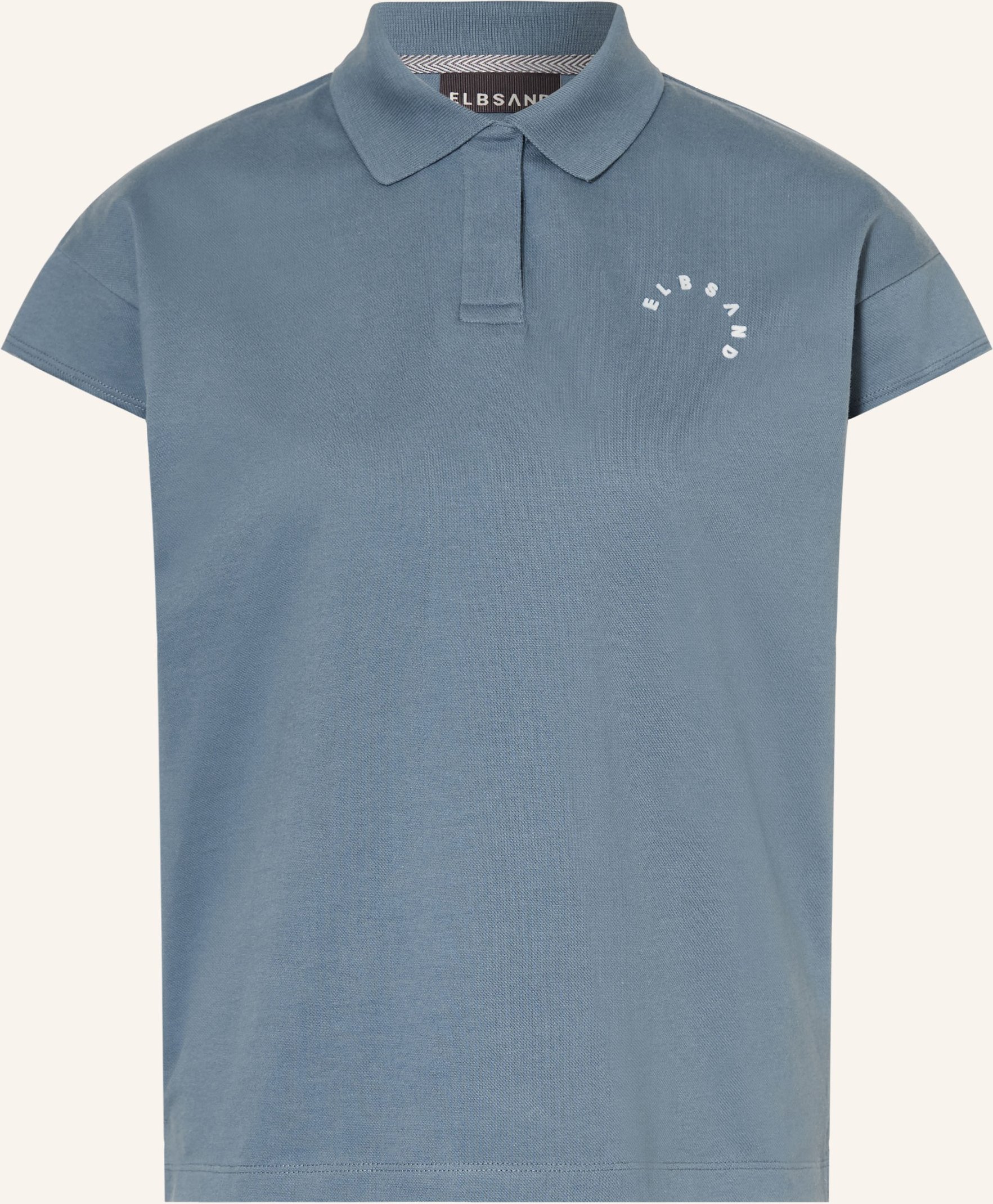 Elbsand Piqué-Poloshirt Torva blau