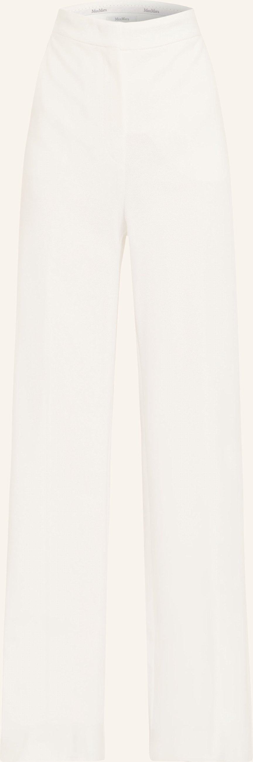 Max Mara Marlenehose Ponte weiss