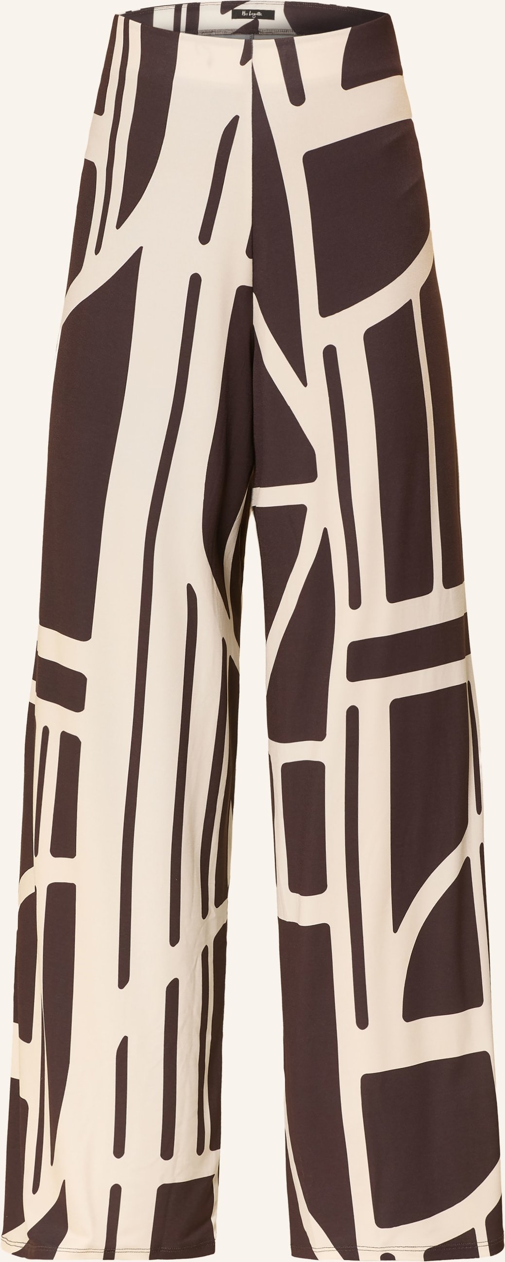 Miss Lagotte Marlenehose braun