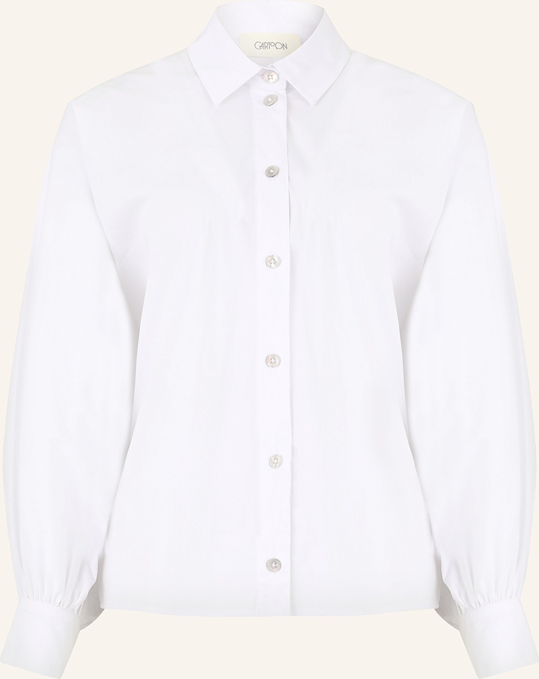 Cartoon Hemdbluse weiss