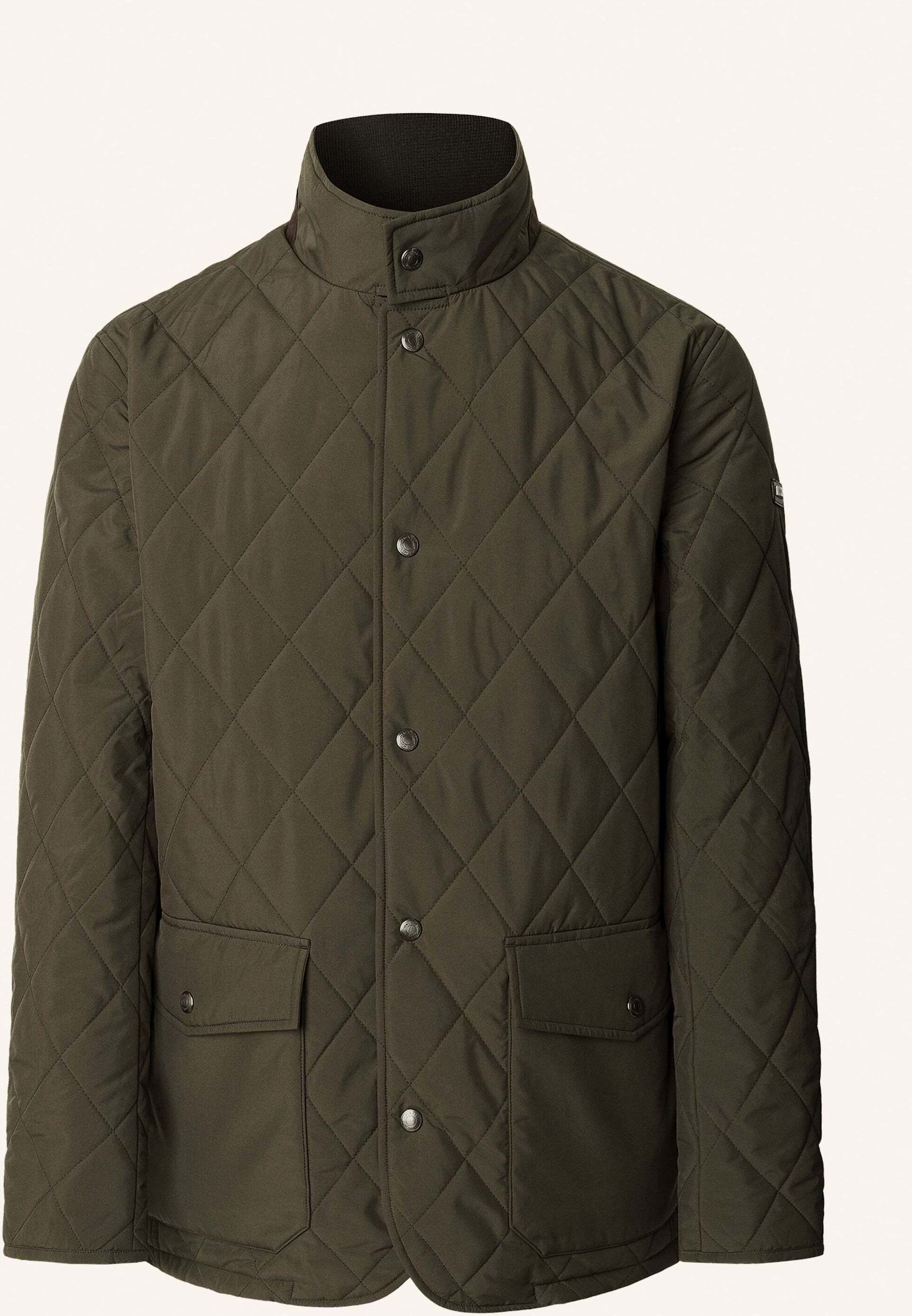 Hackett London Steppjacke Mit Blende gruen