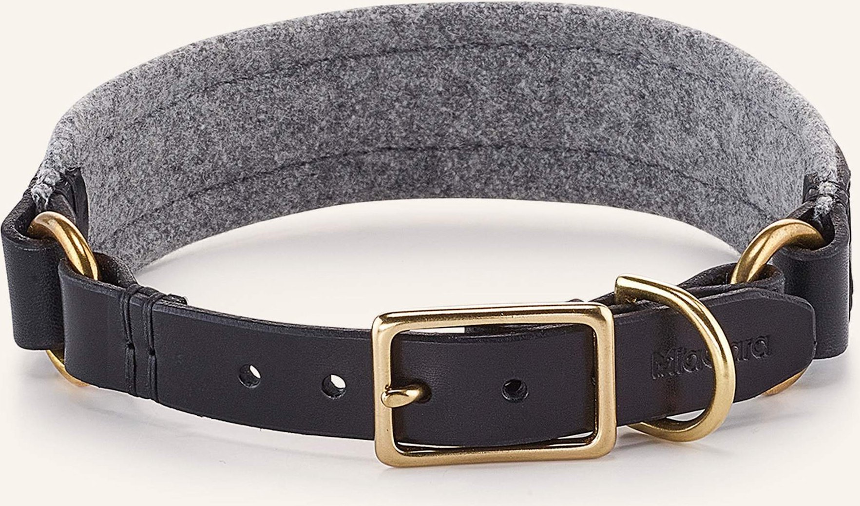 Miacara Hundehalsband Siena schwarz