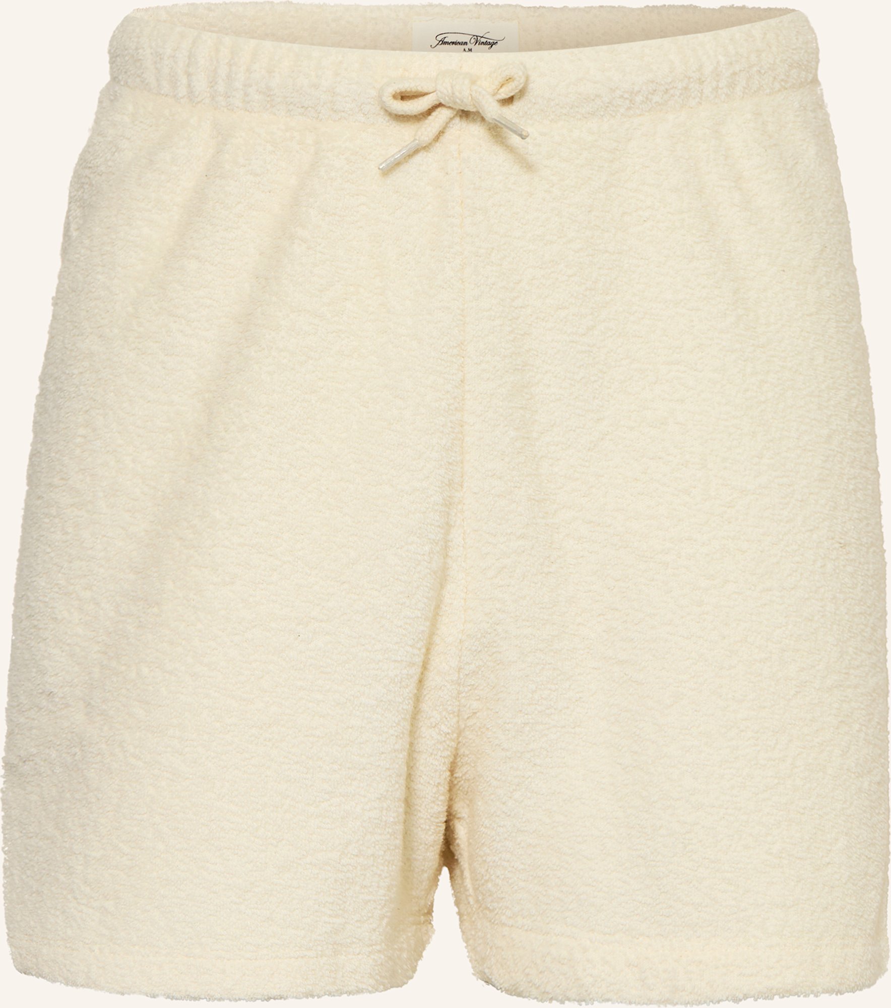 American Vintage Frottee-Shorts weiss