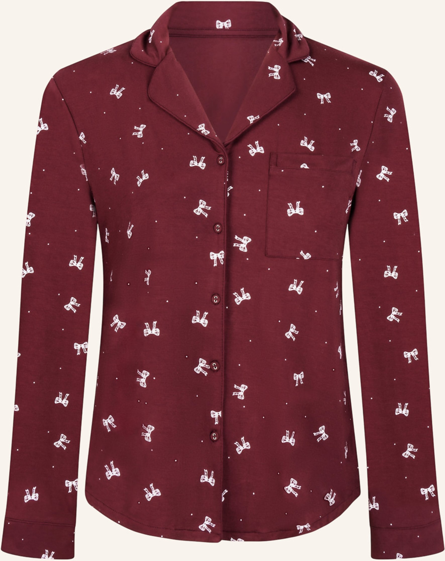 Hunkemöller Pyjama-Jacke Jersey Essential lila