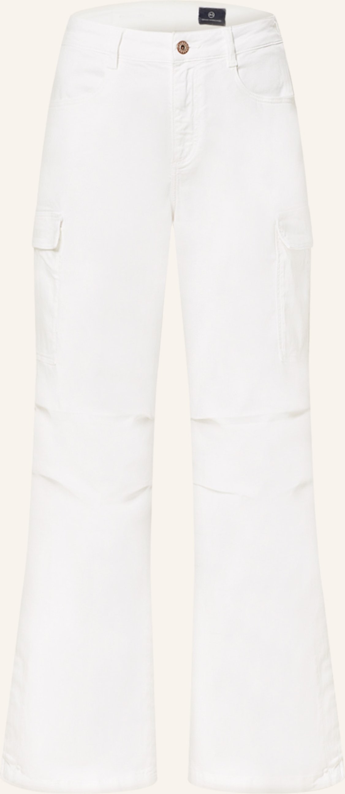 Ag Jeans Cargohose Papermoon weiss