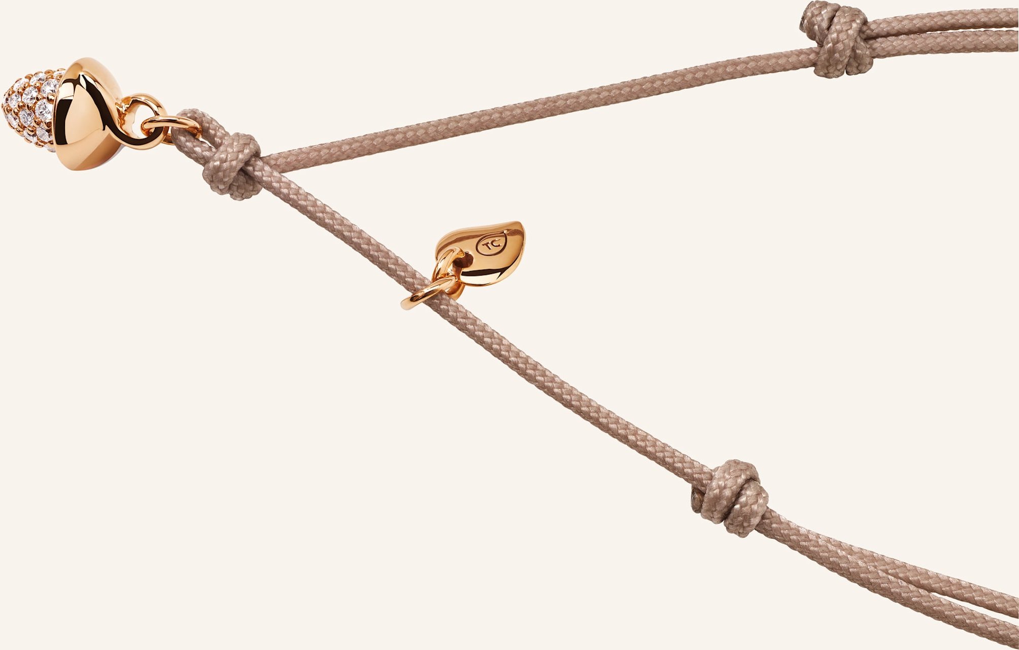 Tamara Comolli Armband Bracelet 'Mymikado' With Diamond Pavé Aus 18 Karat Roségold Mit Diamant Pavé rosegold