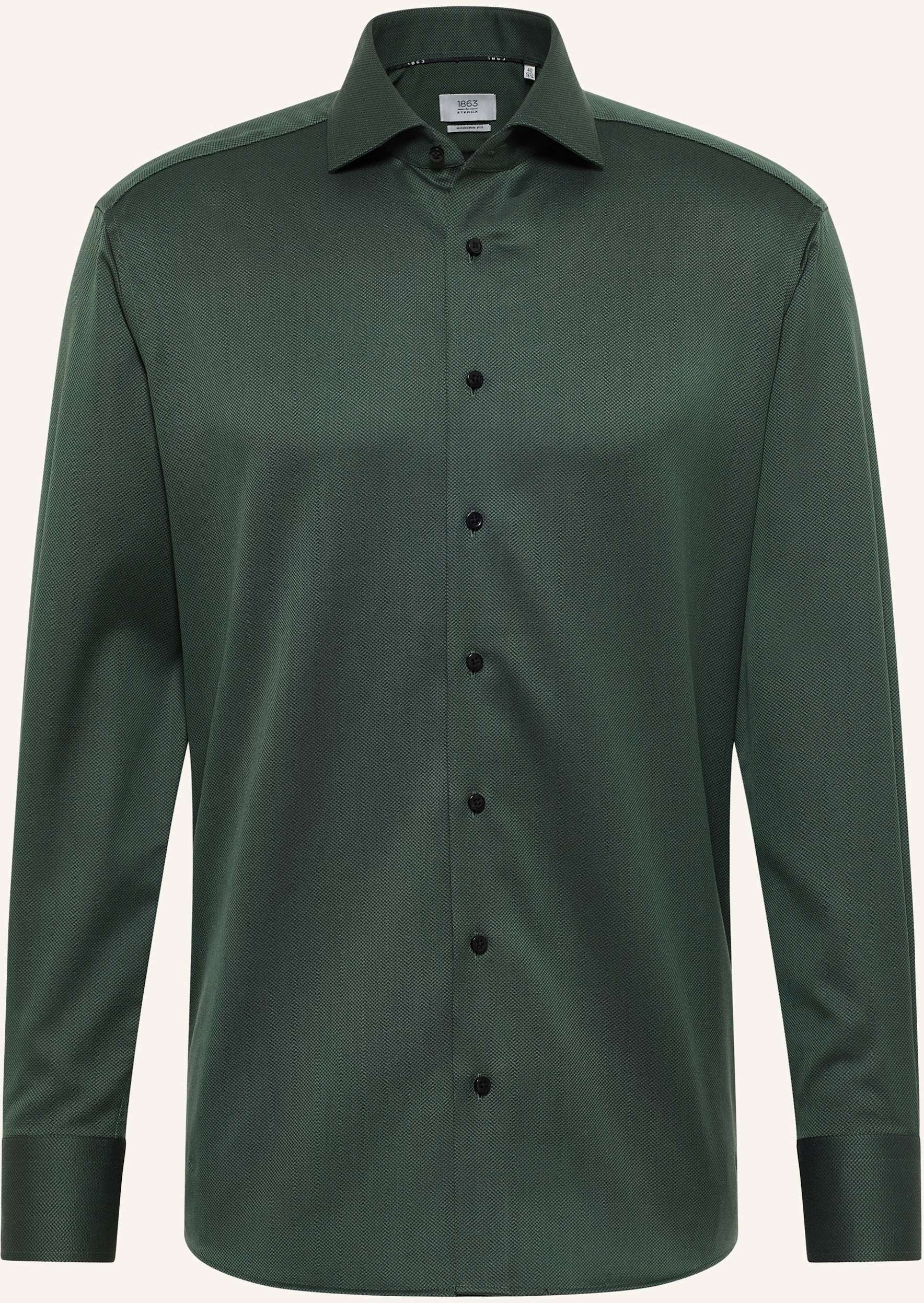 1863 By Eterna Hemd Modern Fit gruen
