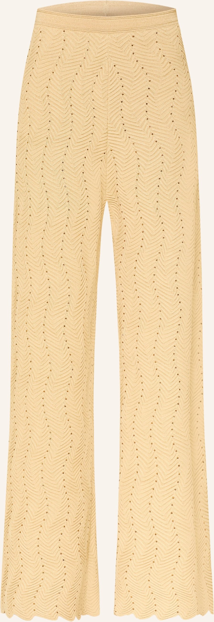 Sandro Marlenehose Mit Schmucksteinen gold