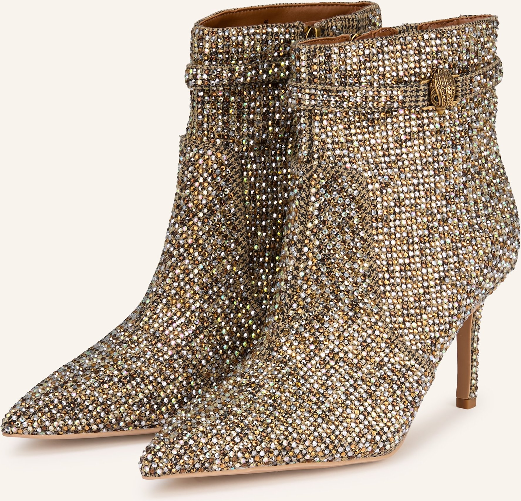 Kurt Geiger Stiefeletten Kensington Mit Schmucksteinen gold