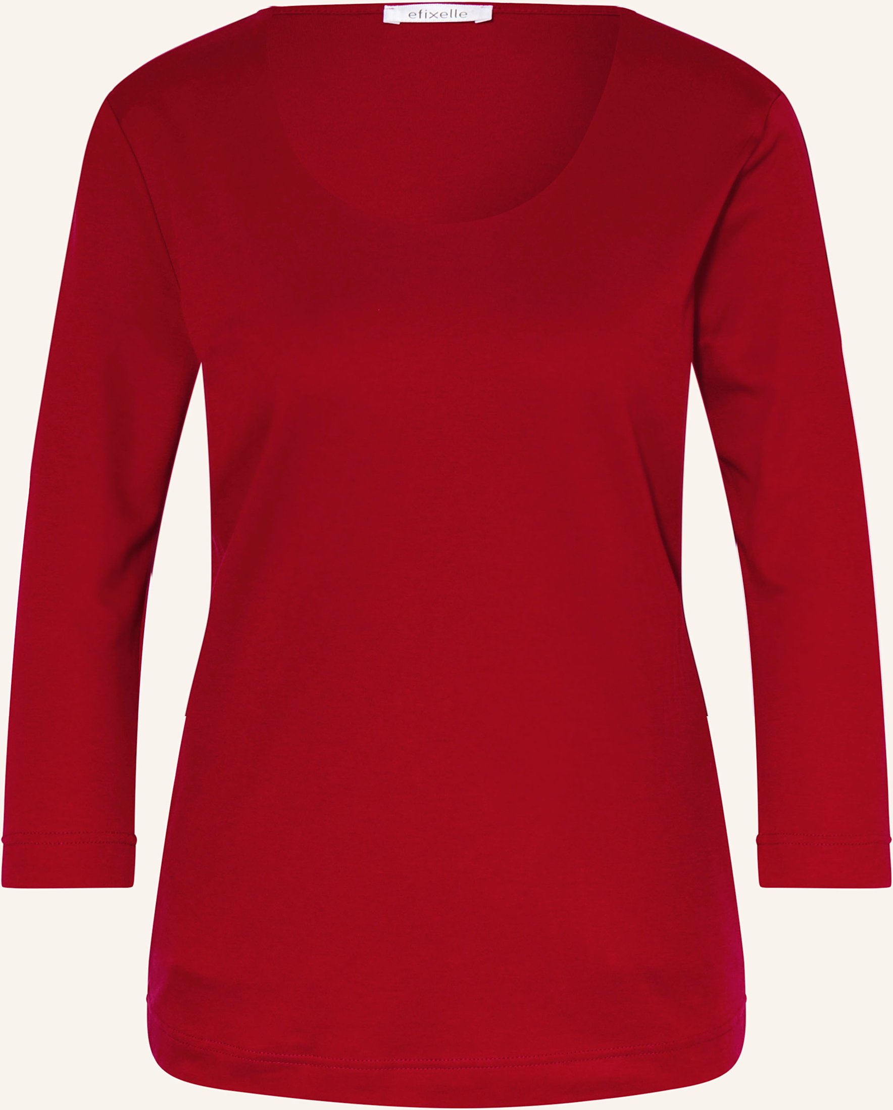 Efixelle Shirt Mit 3/4-Arm rot