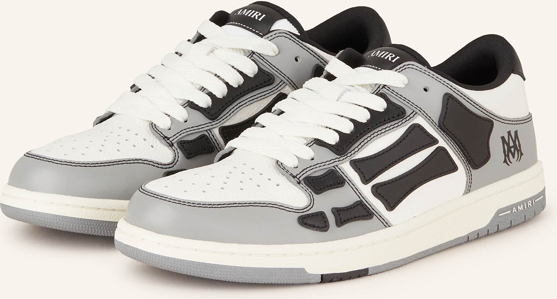 Thumbnail - Amiri Sneaker Varsity Skel Top Low schwarz