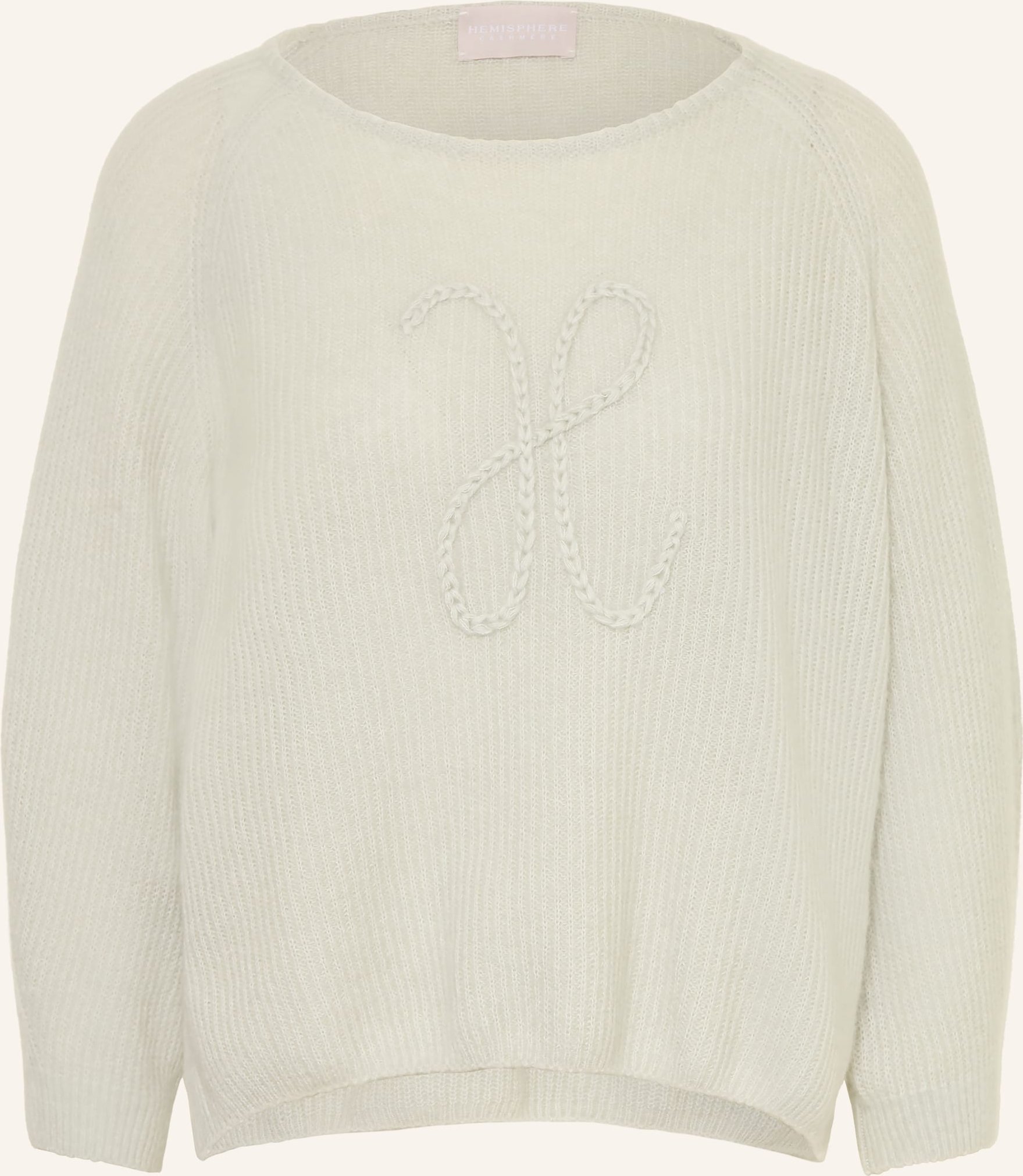 Hemisphere Pullover Mit Cashmere Und 3/4-Arm gruen