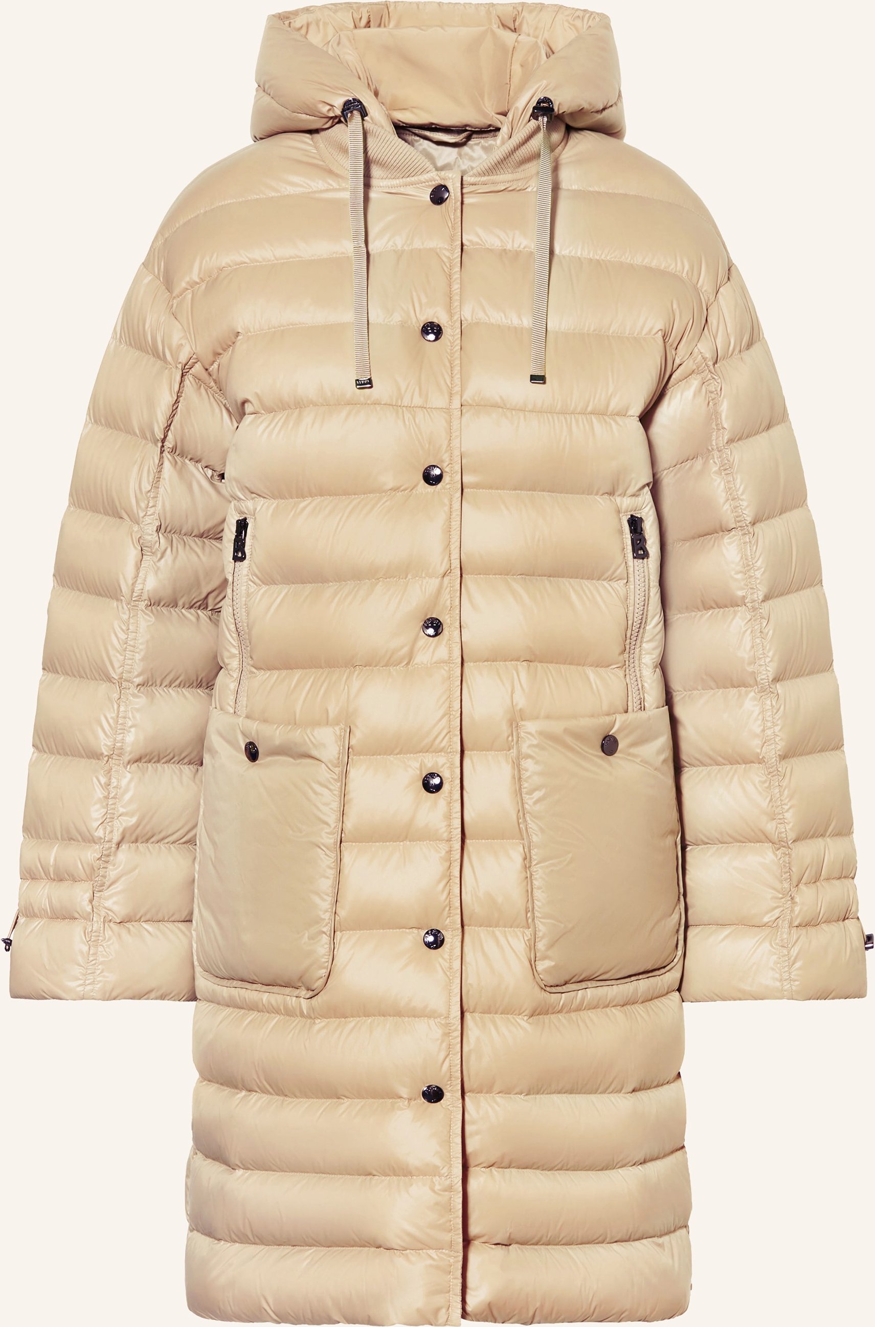 Bogner Daunenmantel Aretha Mit Abnehmbarer Kapuze beige