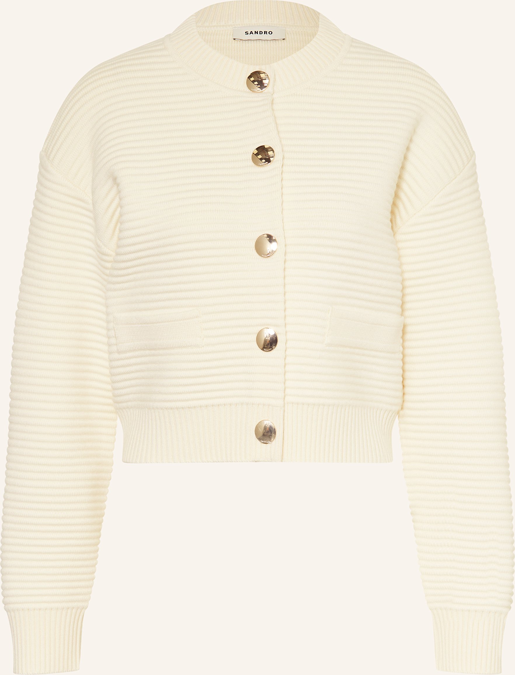 Sandro Strickjacke weiss