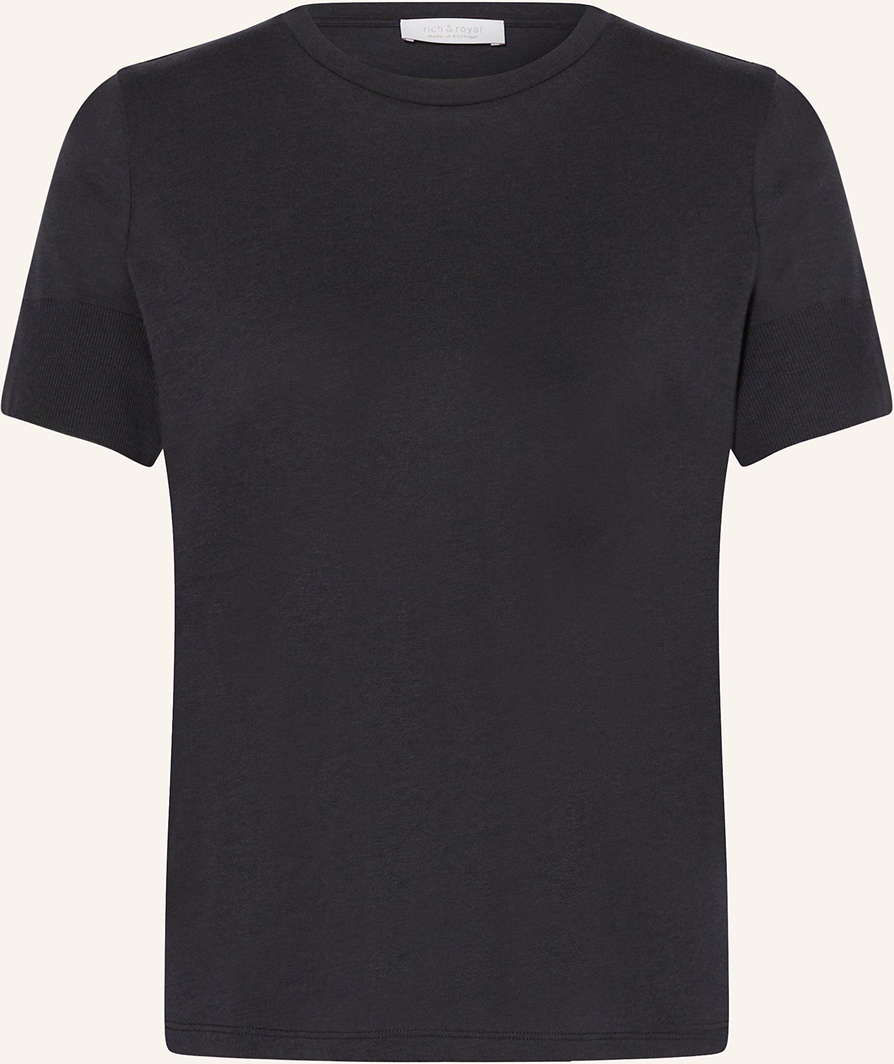 Rich & Royal Strickshirt schwarz