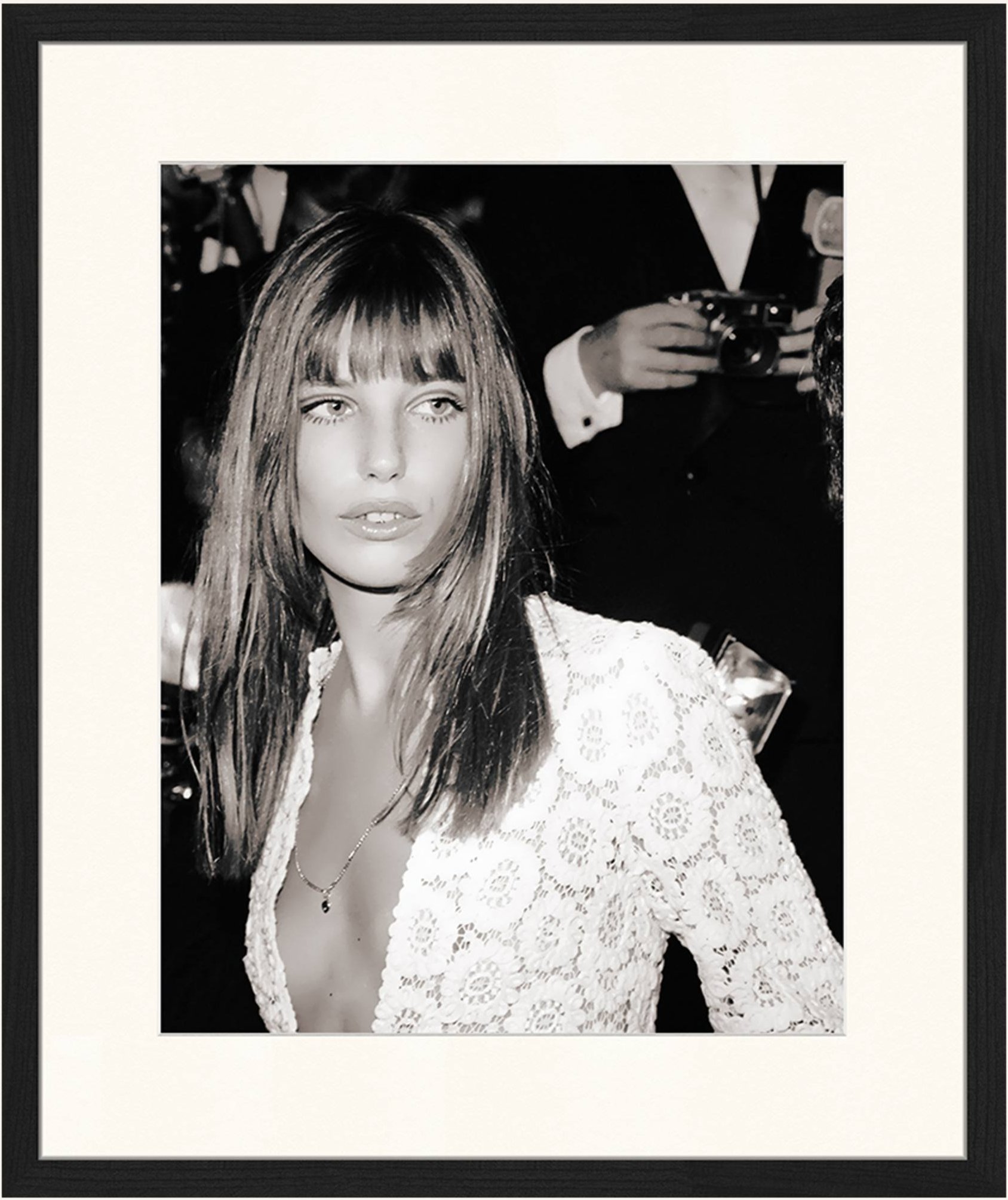 Jacob Baden Wandbild Jane Birkin Mit Rahmen schwarz
