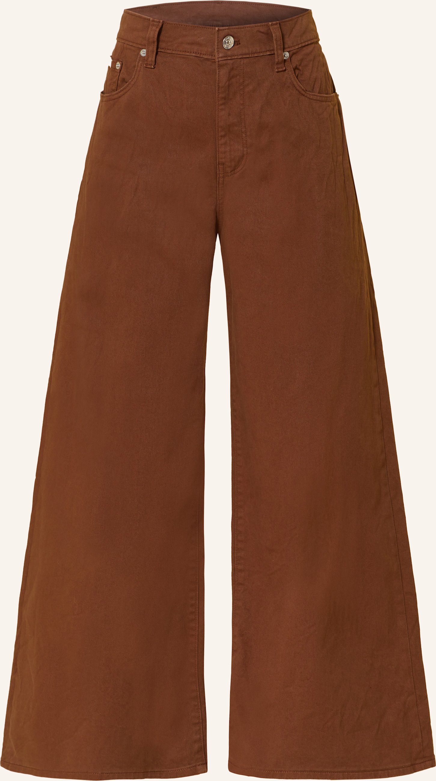 Calvin Klein Jeans Wide Leg Jeans braun
