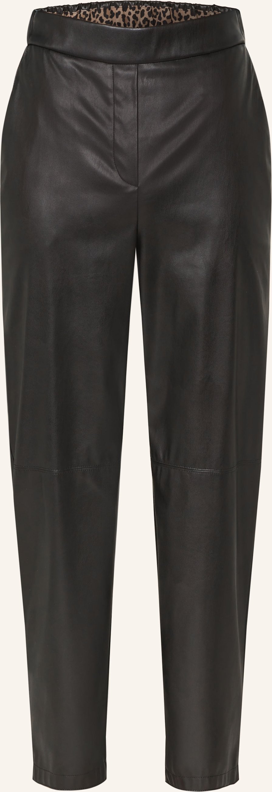 Marc Cain Hose Ranchi In Lederoptik schwarz