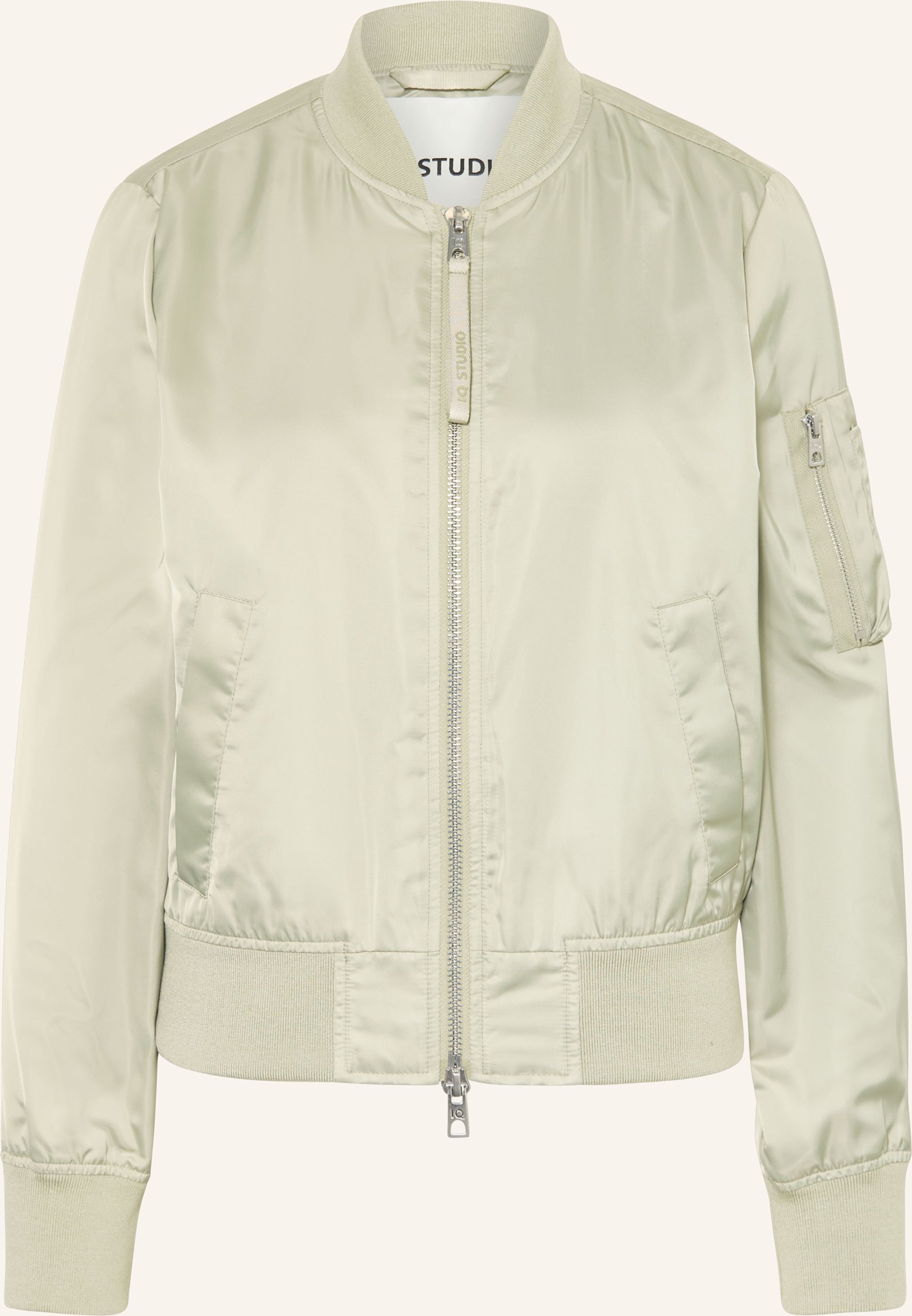 Iq Studio Satinblouson gruen