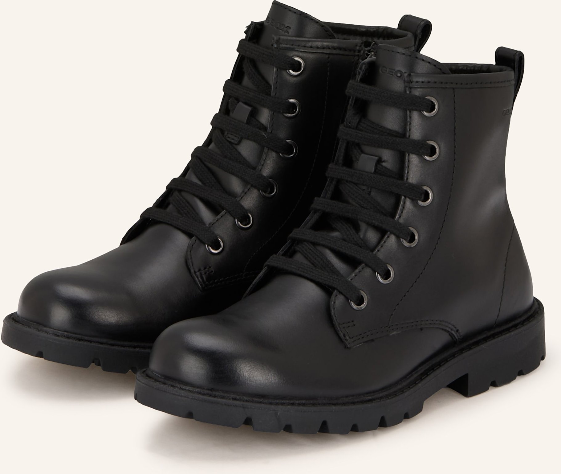 Thumbnail - Geox Schnürboots Shaylax schwarz
