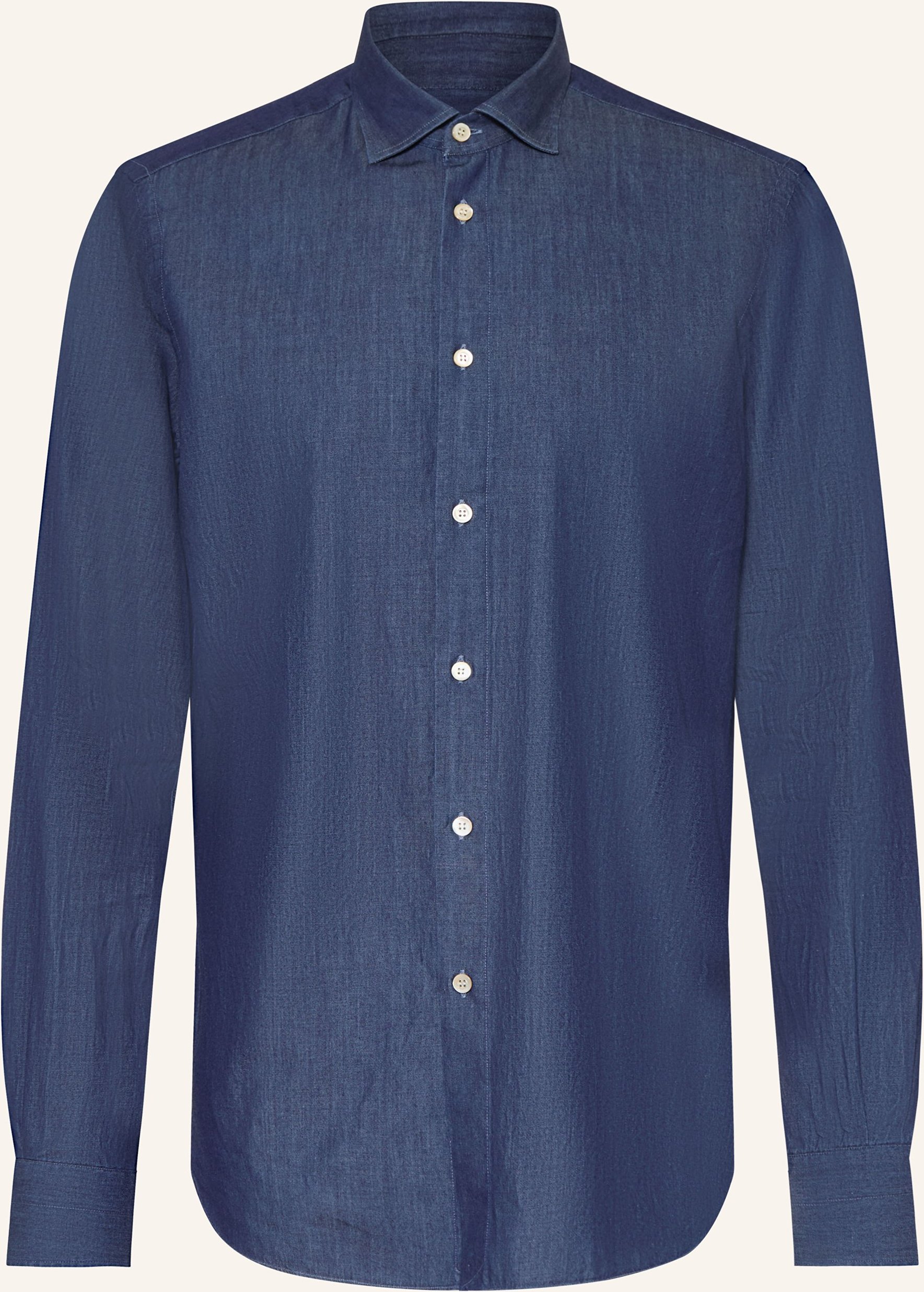 Boglioli Jeanshemd Regular Fit blau