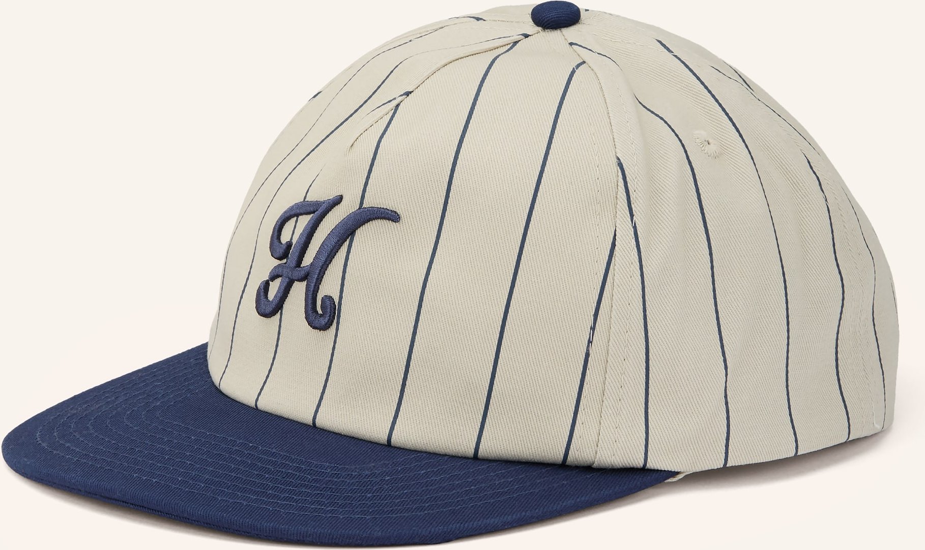 Hatline Lab Cap Heritage Logo beige