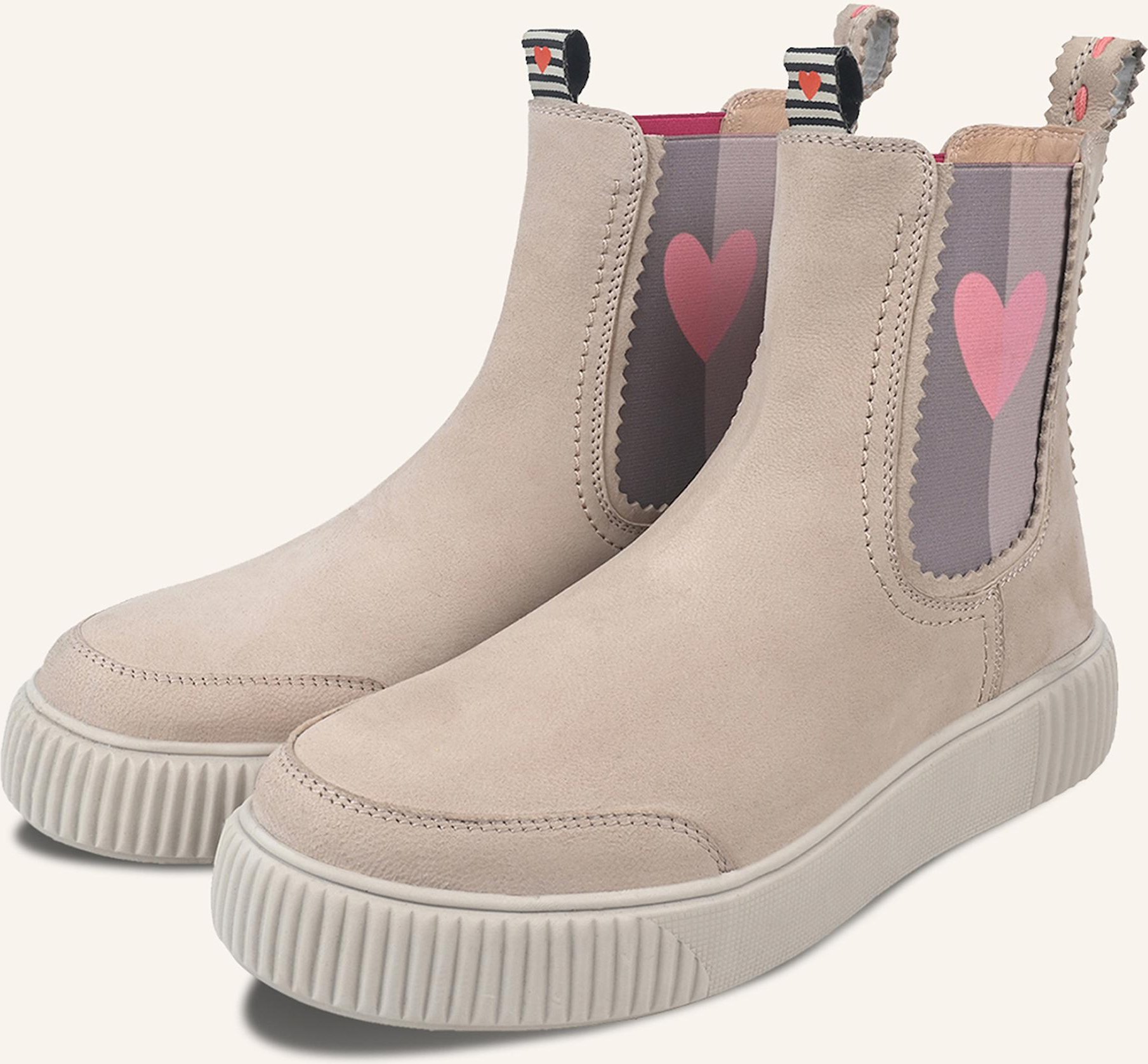 Crickit Chelsea-Boots Tea beige