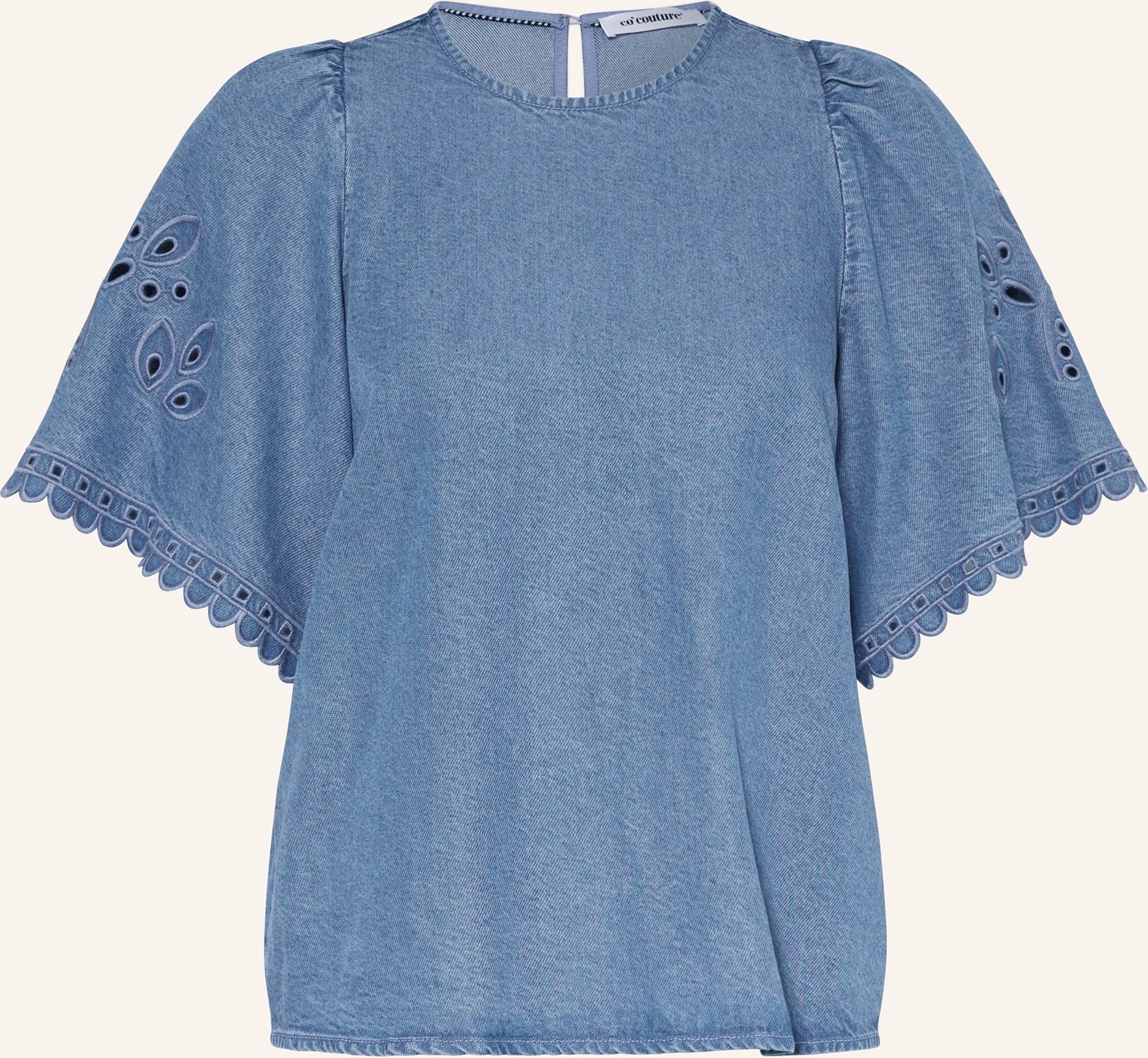 Co'couture Blusenshirt In Jeansoptik blau