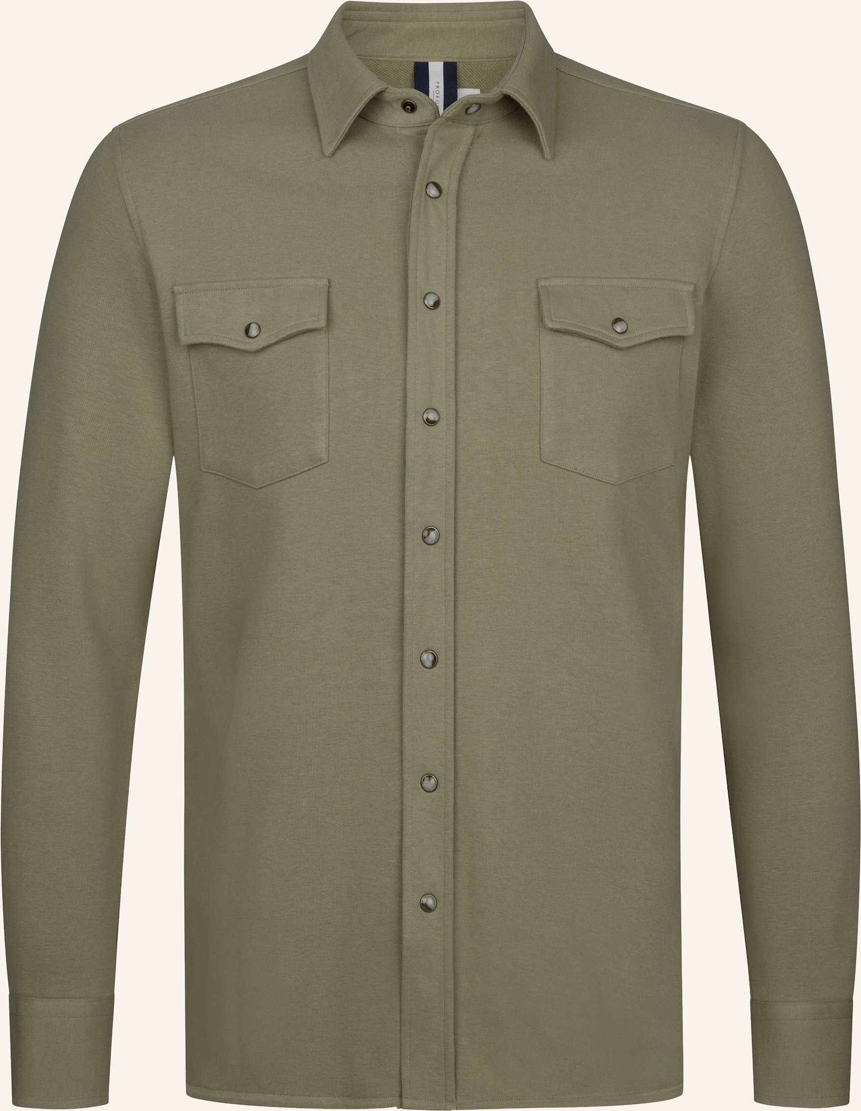 Profuomo Solid Overshirt gruen