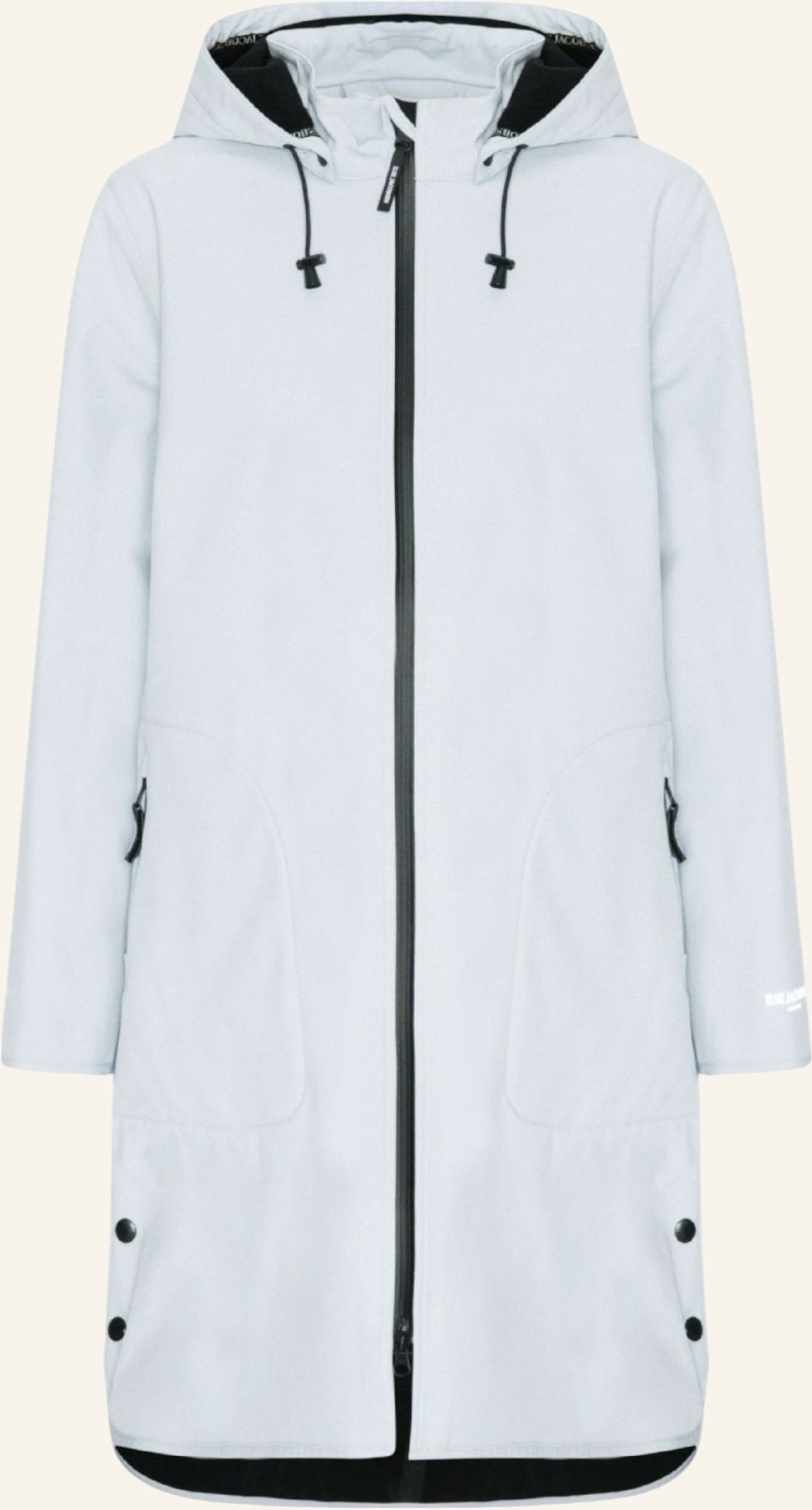 Ilse Jacobsen Regenmantel Mit Abnehmbarer Kapuze blau